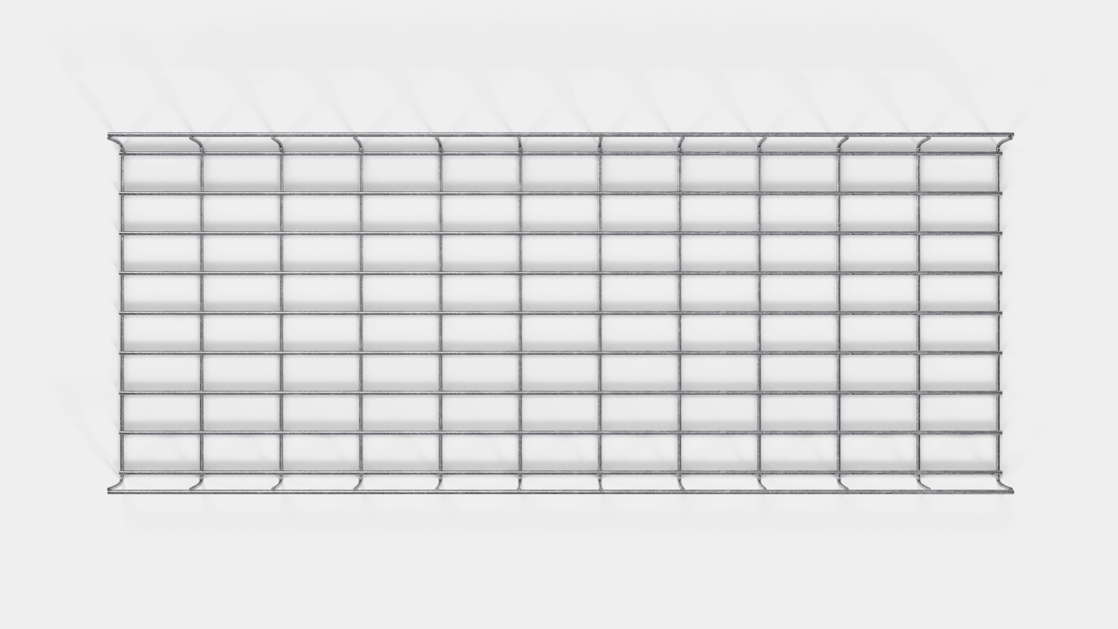 Enrejado Altura 110 cm, profundidad 5 cm, luz de malla 5 x 10 cm