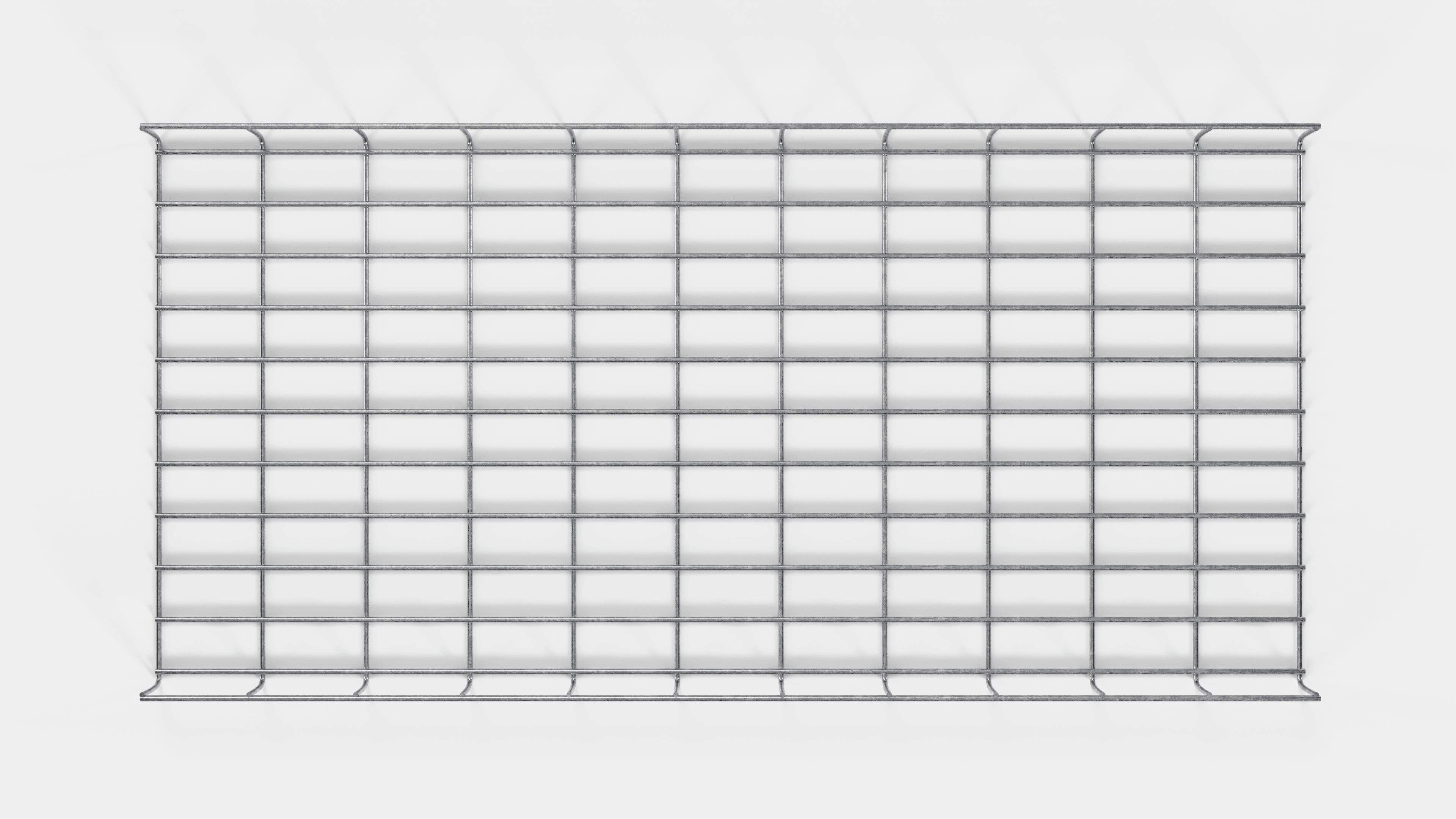 Enrejado Altura 110 cm, profundidad 5 cm, luz de malla 5 x 10 cm