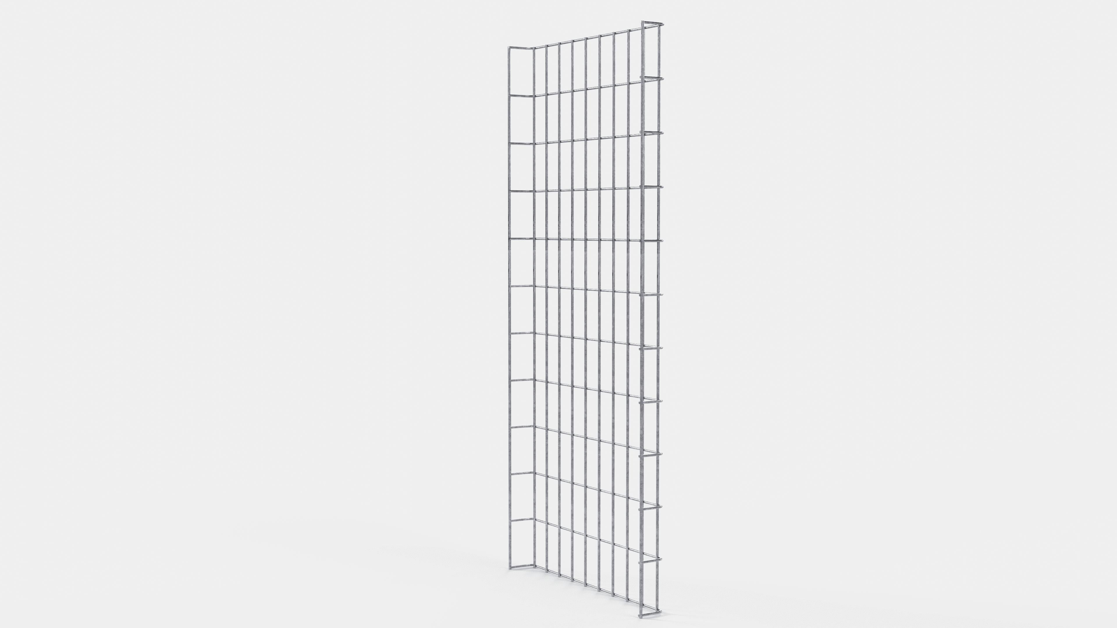 Enrejado Altura 110 cm, profundidad 5 cm, luz de malla 5 x 10 cm