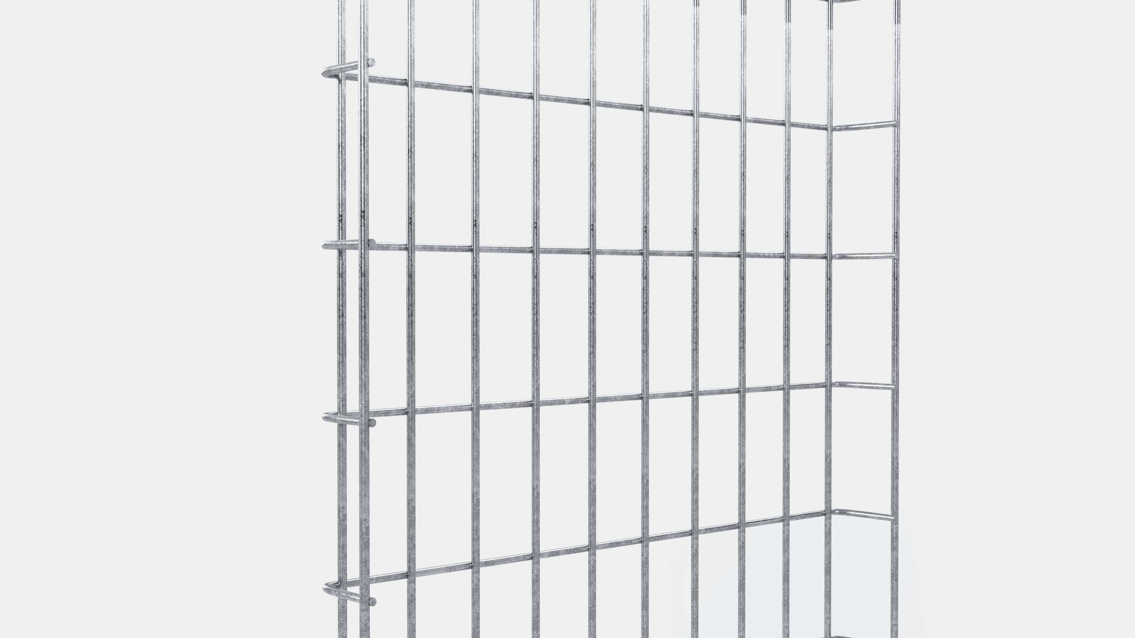 Enrejado Altura 110 cm, profundidad 5 cm, luz de malla 5 x 10 cm