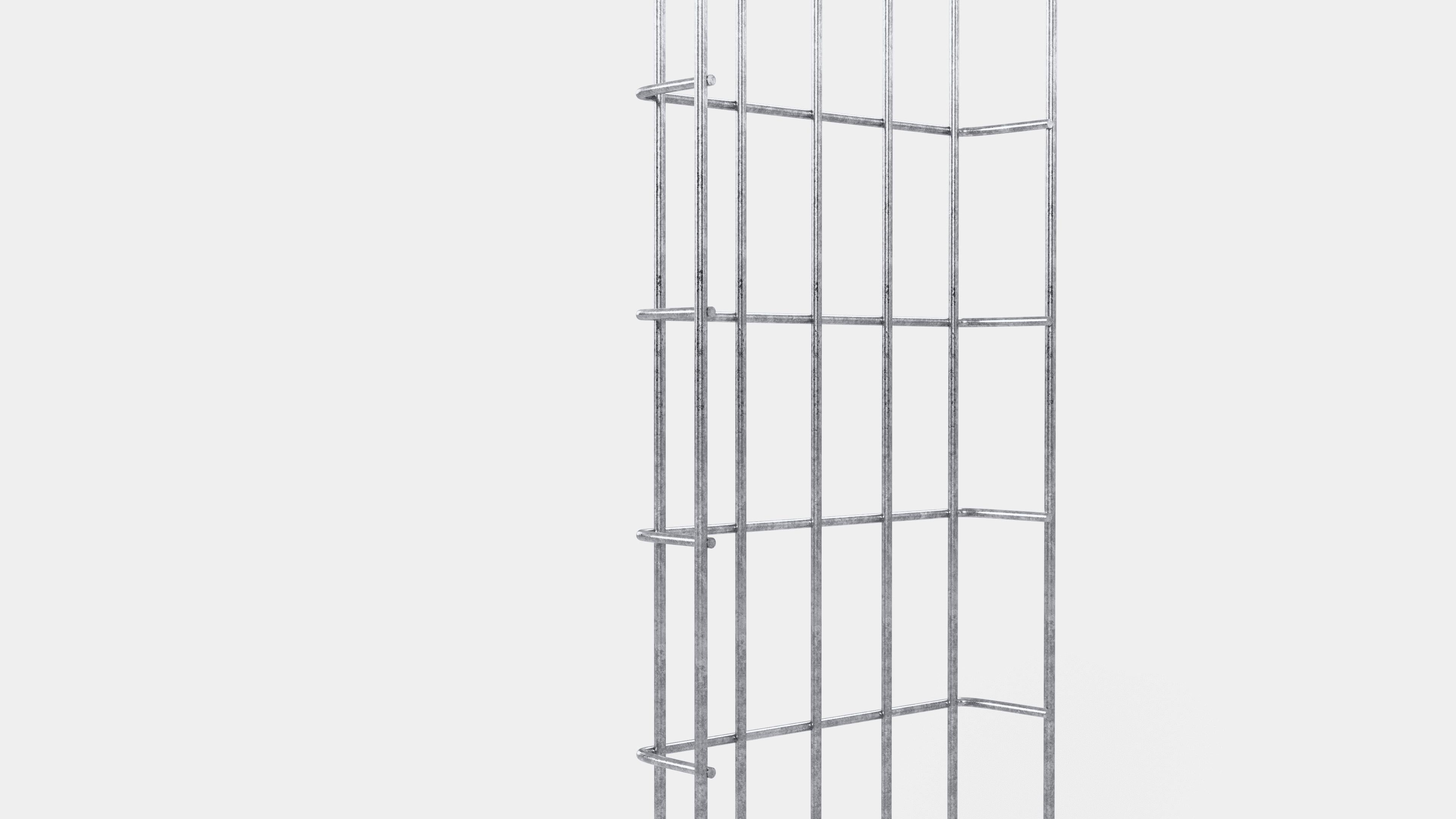 Enrejado Altura 110 cm, profundidad 5 cm, luz de malla 5 x 10 cm