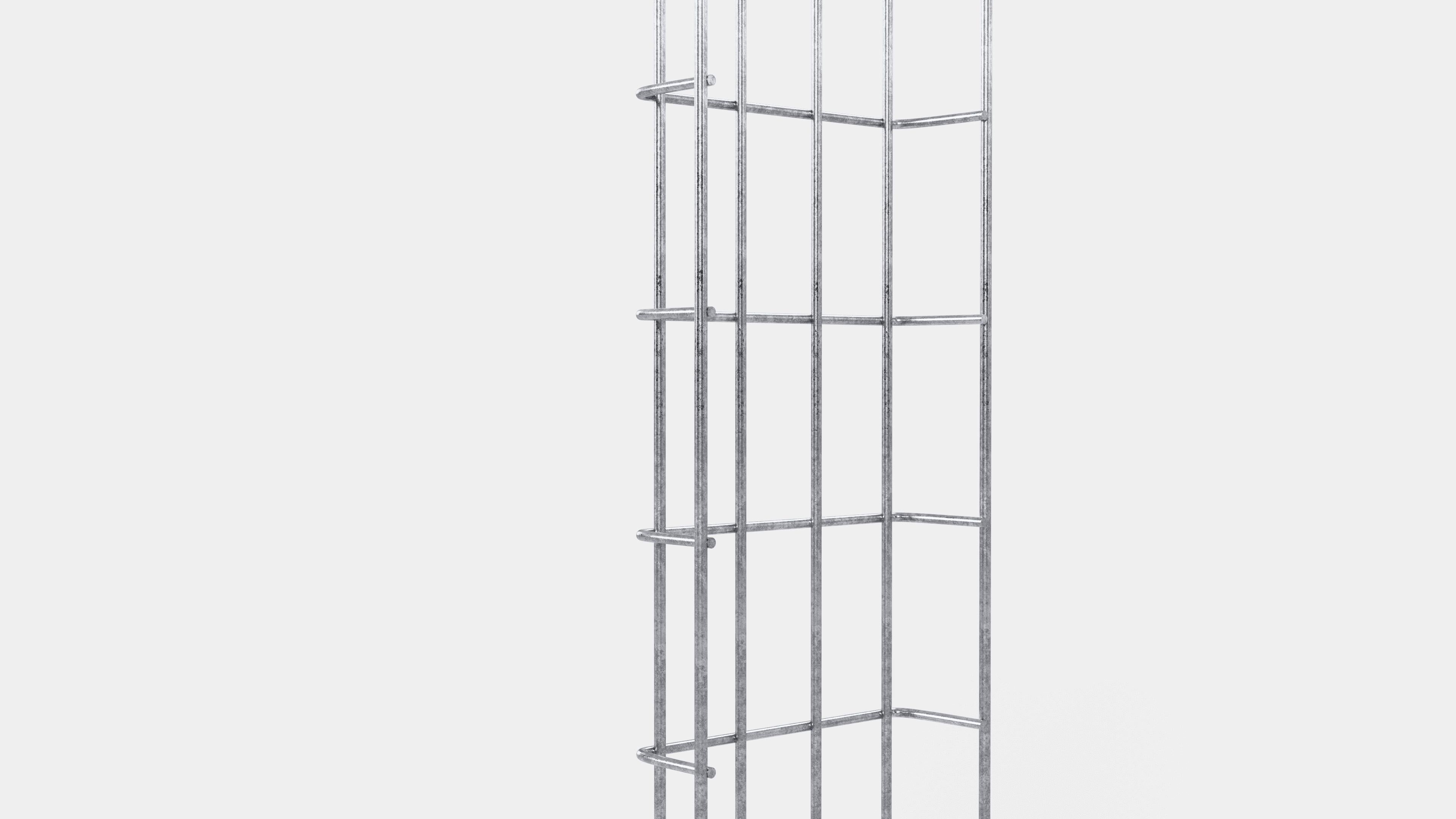 Enrejado Altura 110 cm, profundidad 5 cm, luz de malla 5 x 10 cm