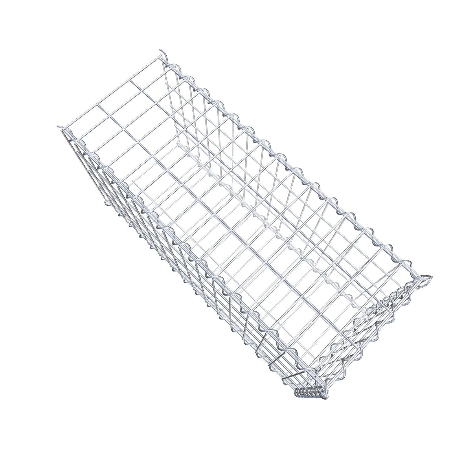 Grown-on gabion type 2 80 cm x 40 cm x 30 cm (L x H x D), mesh size 5 cm x 10 cm, spiral