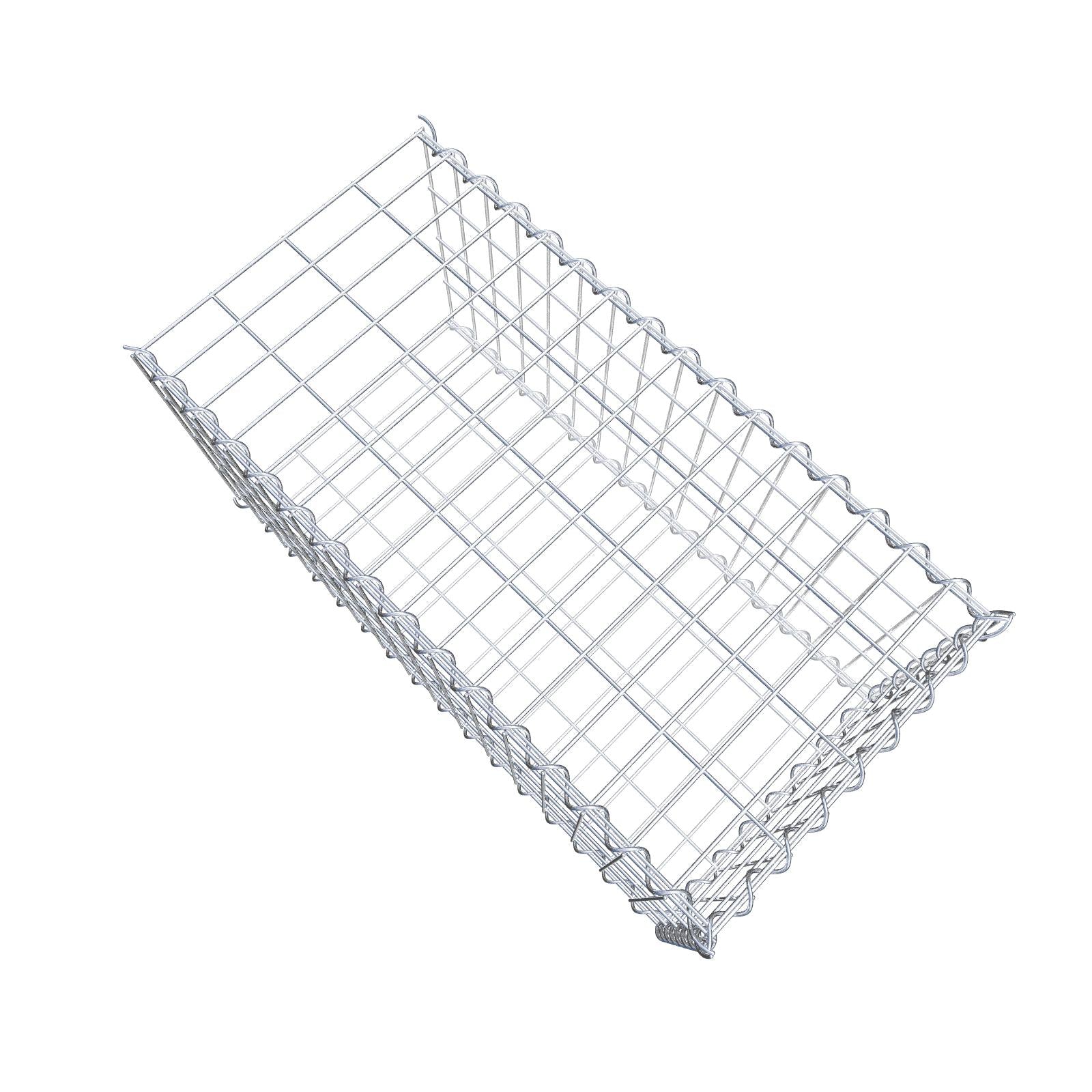 Extra gabion typ 2 80 cm x 40 cm x 40 cm (L x H x D), maskstorlek 5 cm x 10 cm, spiral
