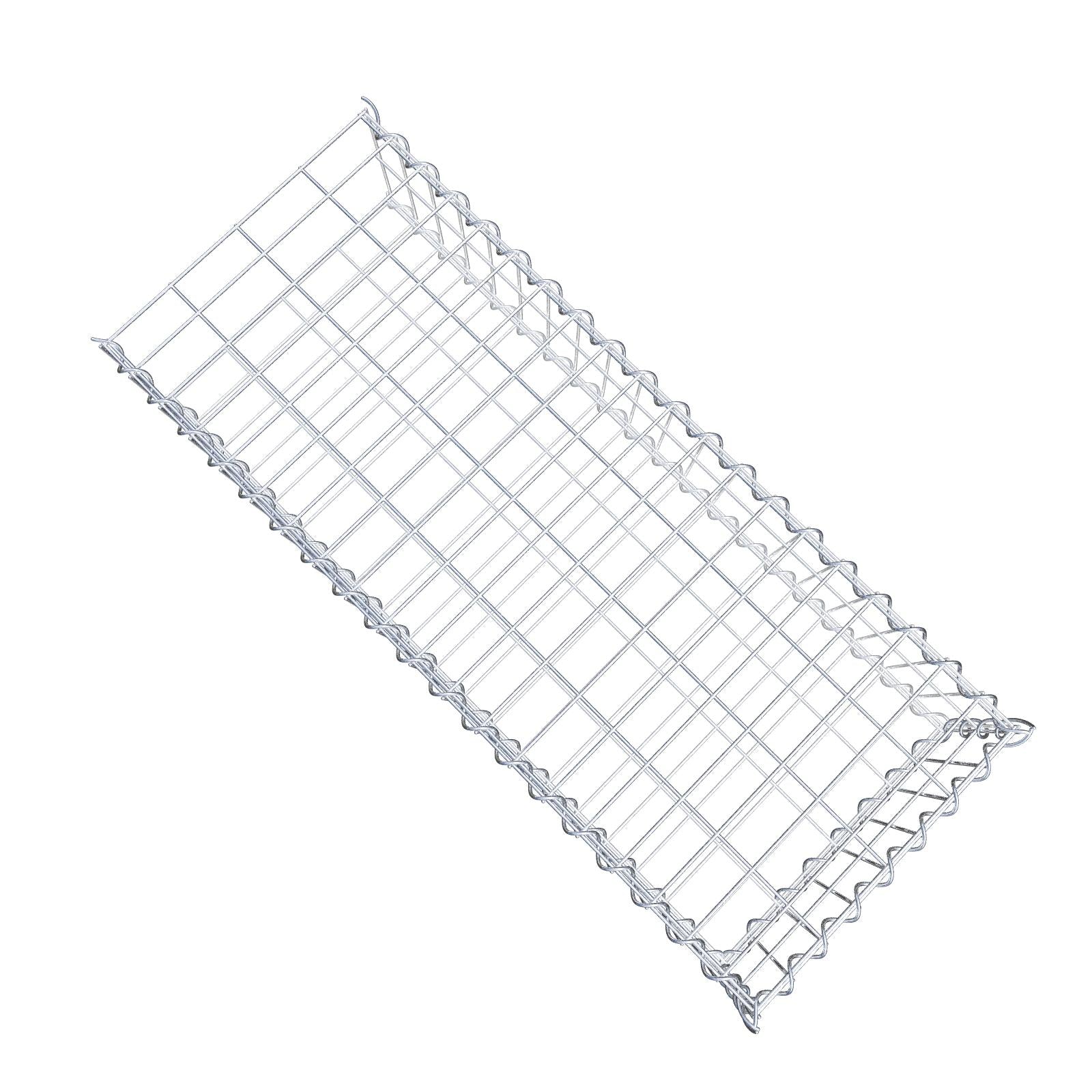 Gabbione aggiuntivo tipo 2 100 cm x 20 cm x 40 cm (L x H x P), maglia 5 cm x 10 cm, a spirale