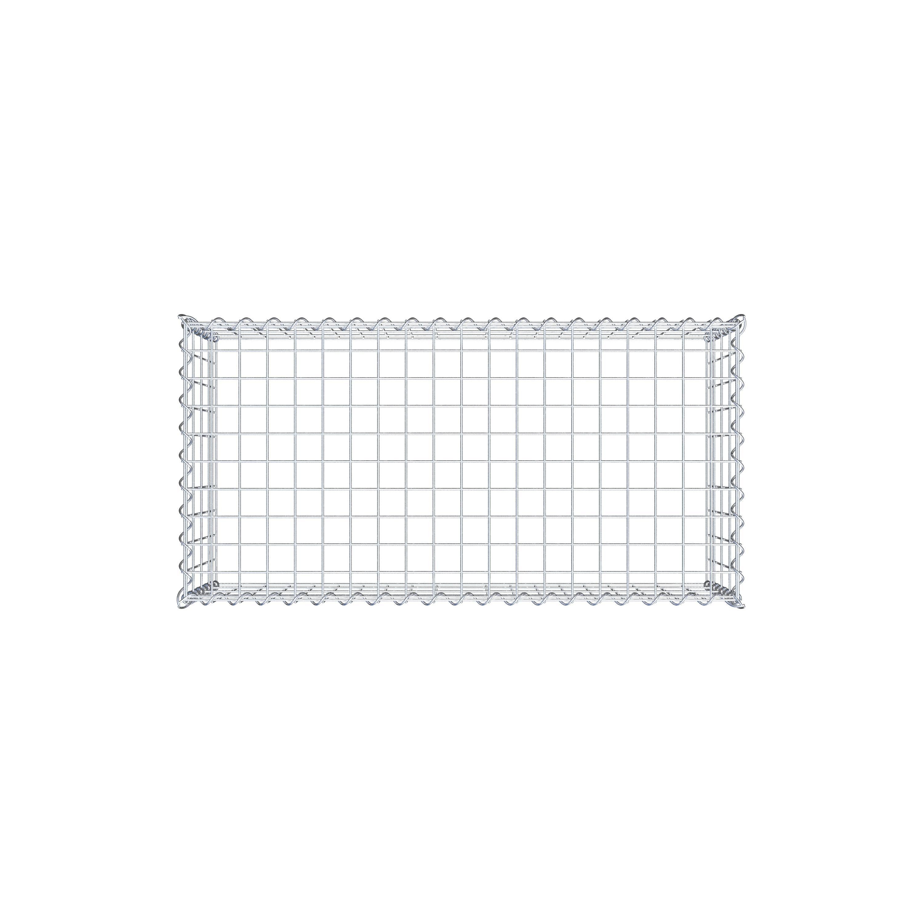 Gabbione aggiuntivo tipo 3 100 cm x 40 cm x 50 cm (L x A x P), maglia 5 cm x 10 cm, spirale