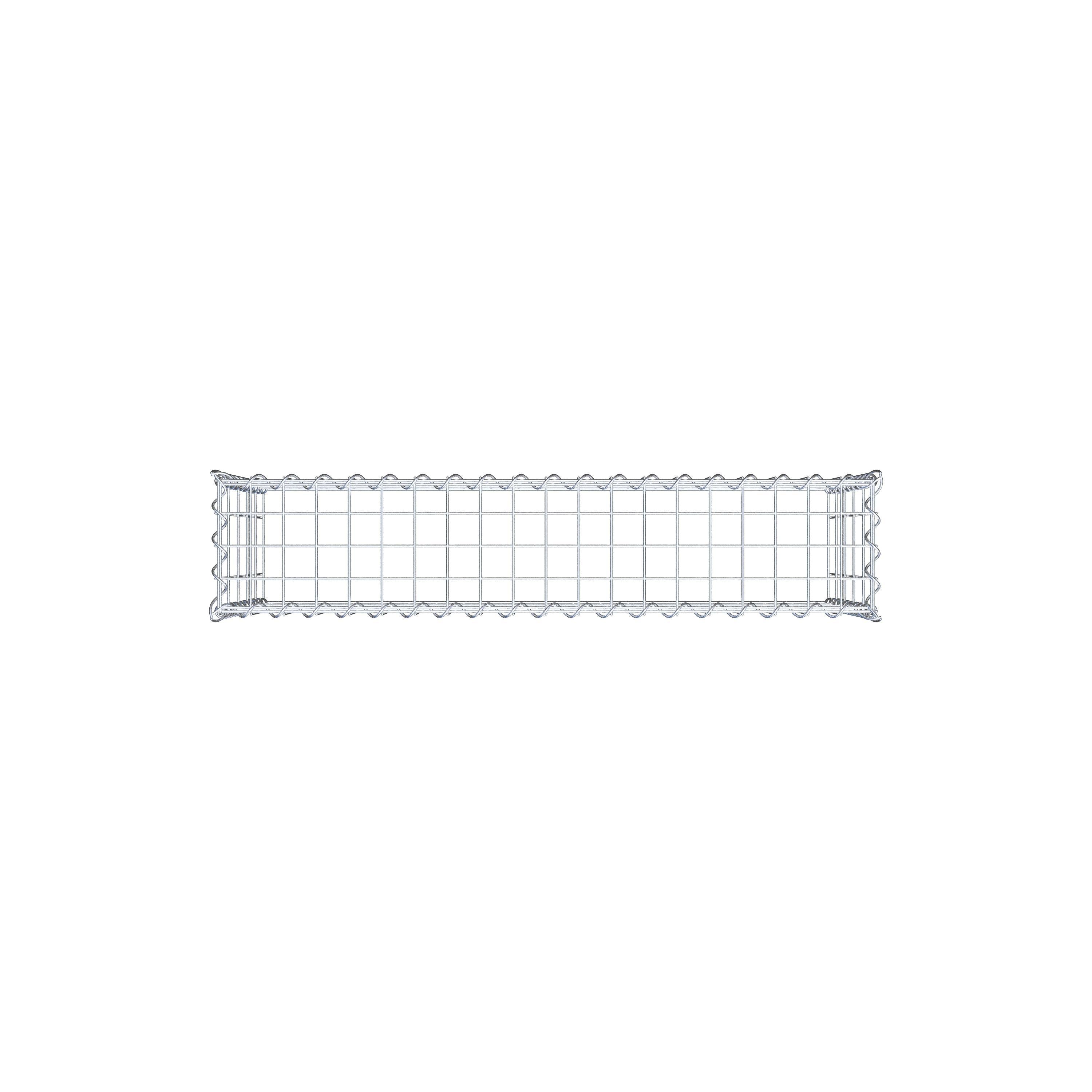 Extra gabion typ 3 100 cm x 50 cm x 20 cm (L x H x D), maskstorlek 5 cm x 10 cm, spiral