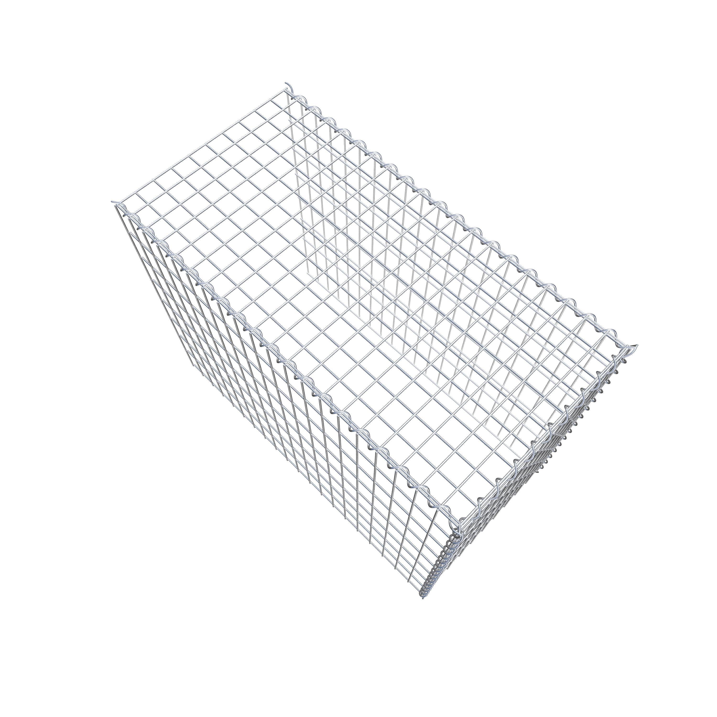 Gavión complementario tipo 4 100 cm x 80 cm x 50 cm (L x A x P), luz de malla 5 cm x 10 cm, en espiral
