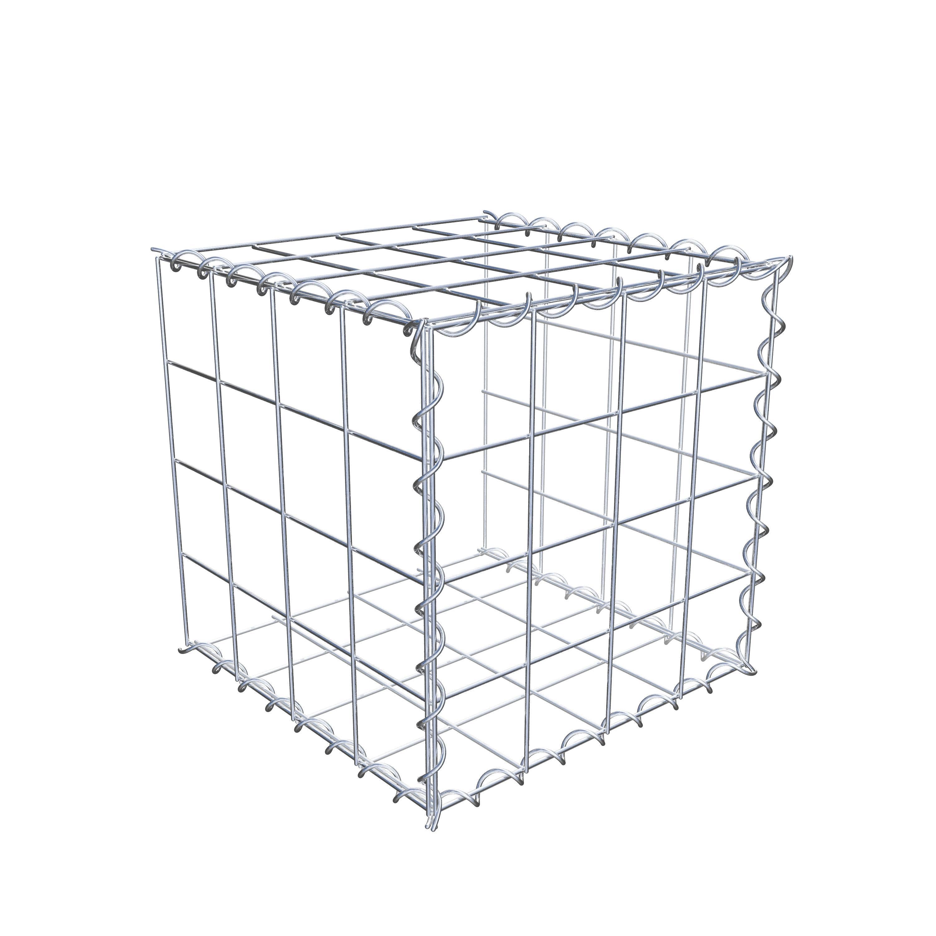 Gavión complementario tipo 2 40 cm x 40 cm x 40 cm (L x A x P), malla 10 cm x 10 cm, espiral