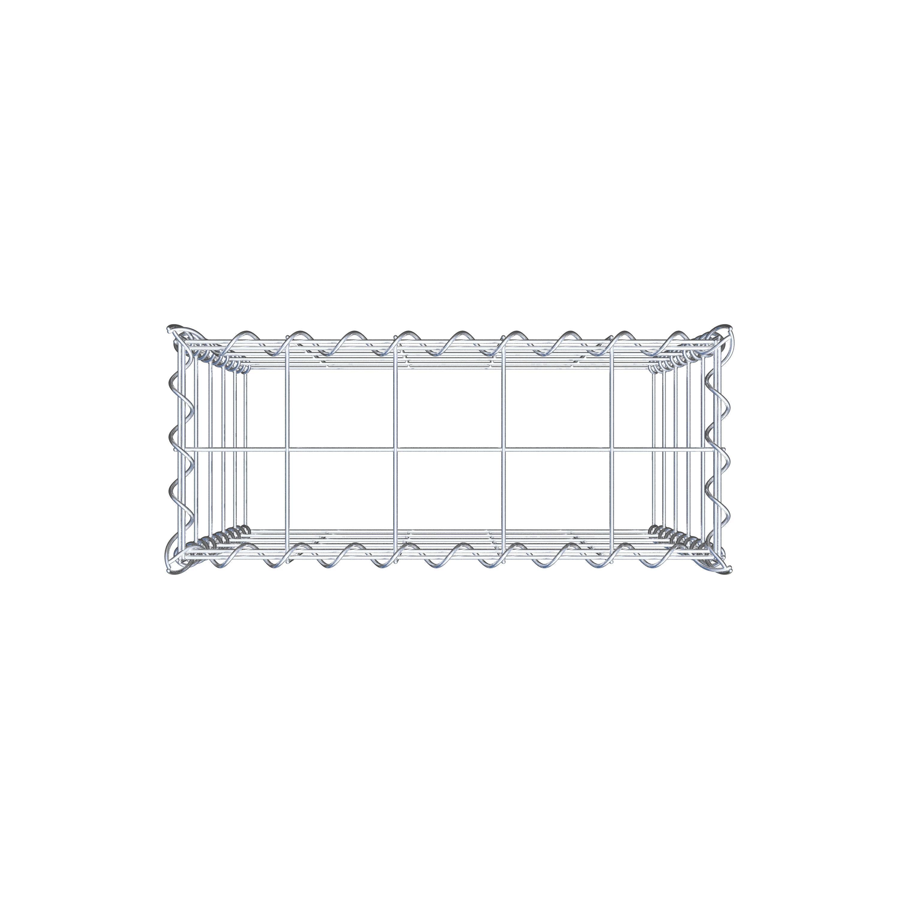 Gavión adicional tipo 3 50 cm x 50 cm x 20 cm (L x A x P), malla 10 cm x 10 cm, en espiral