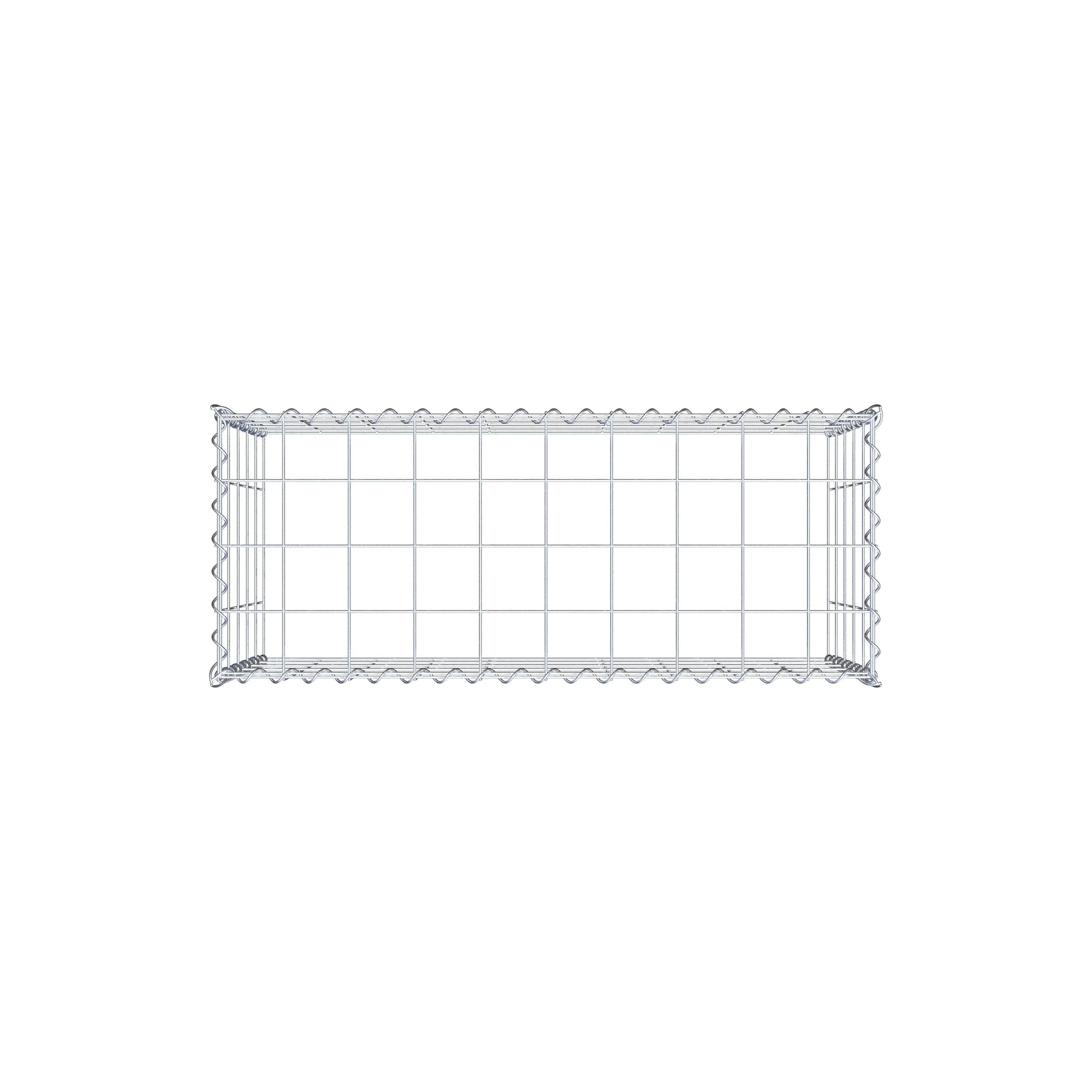 Add-on schanskorf type 3 100 cm x 50 cm x 40 cm (L x H x D), maaswijdte 10 cm x 10 cm, spiraal