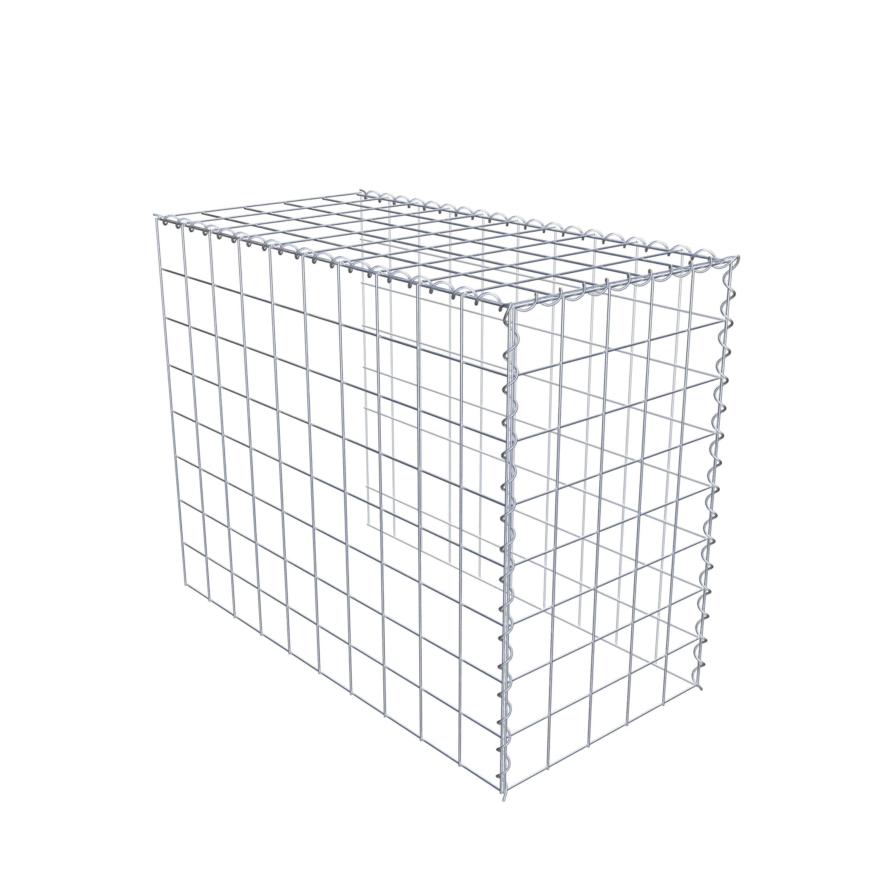 Gavión complementario tipo 4 100 cm x 80 cm x 50 cm (L x A x P), malla 10 cm x 10 cm, espiral