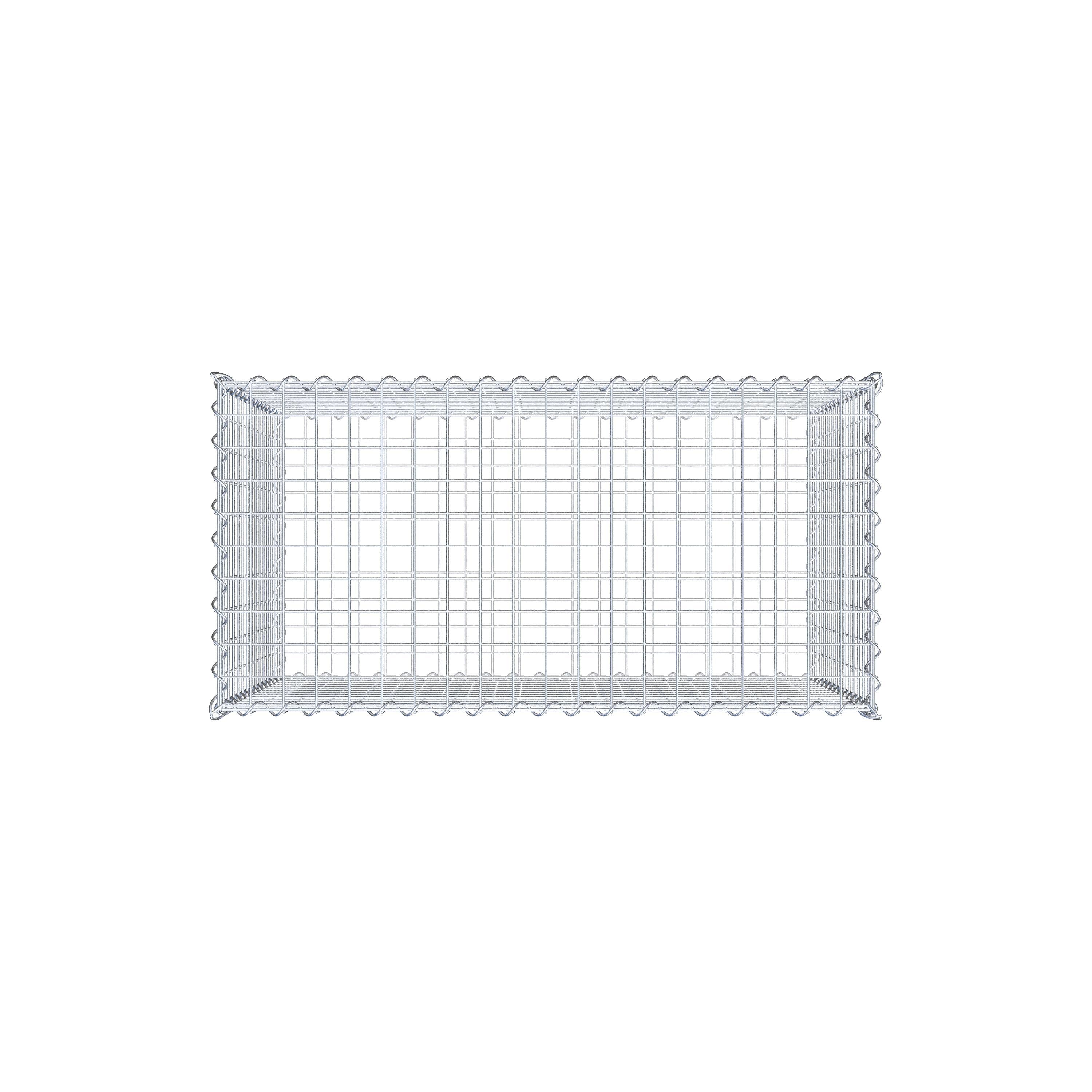 Gabion 100 cm x 70 cm x 50 cm (L x H x D), maskstorlek 5 cm x 5 cm, spiral