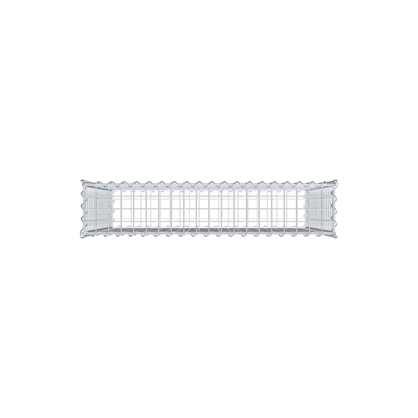 Gabion 100 cm x 90 cm x 20 cm (L x H x D), maskstorlek 5 cm x 5 cm, spiral