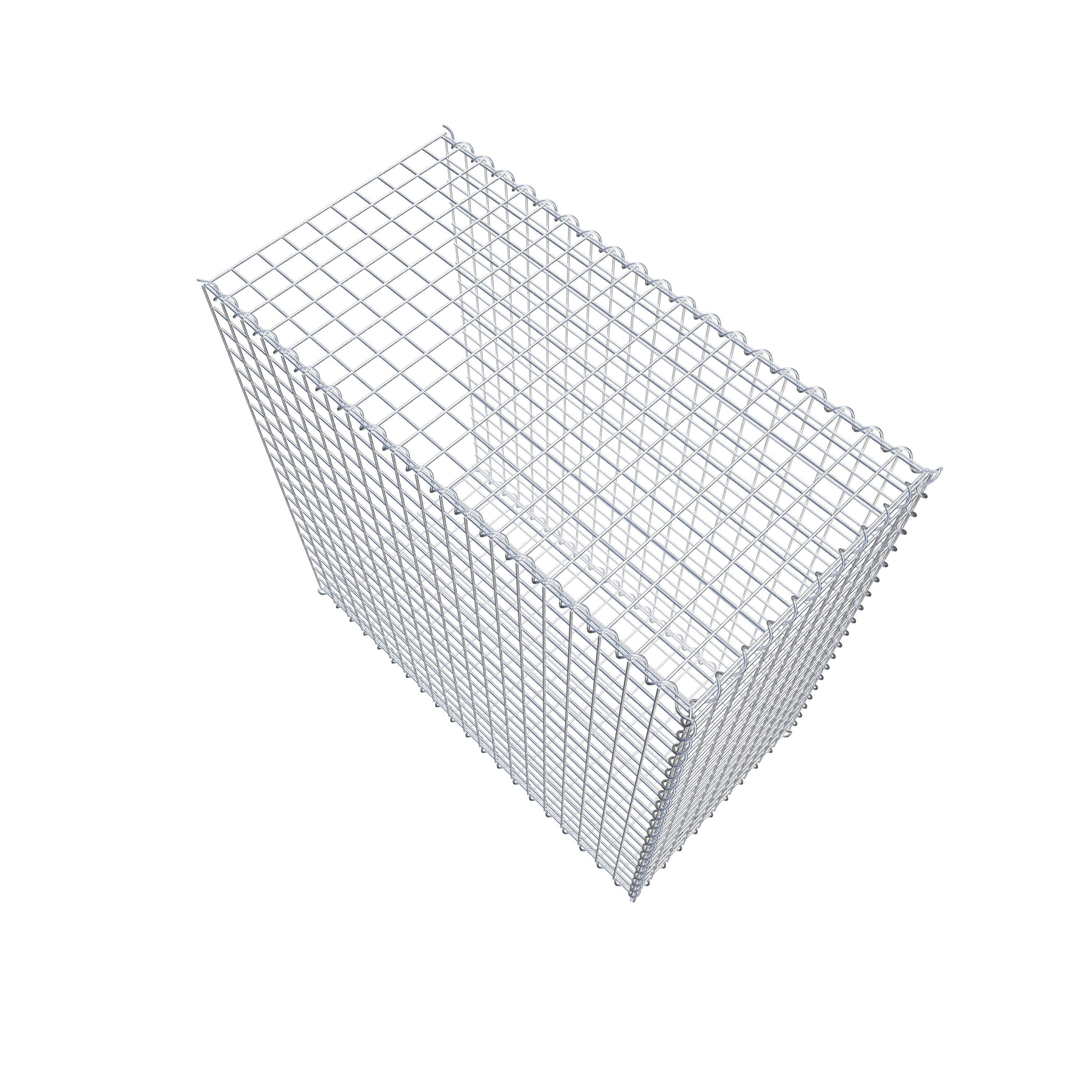 Gavión complementario tipo 2 100 cm x 100 cm x 50 cm (L x A x P), malla 5 cm x 5 cm, espiral
