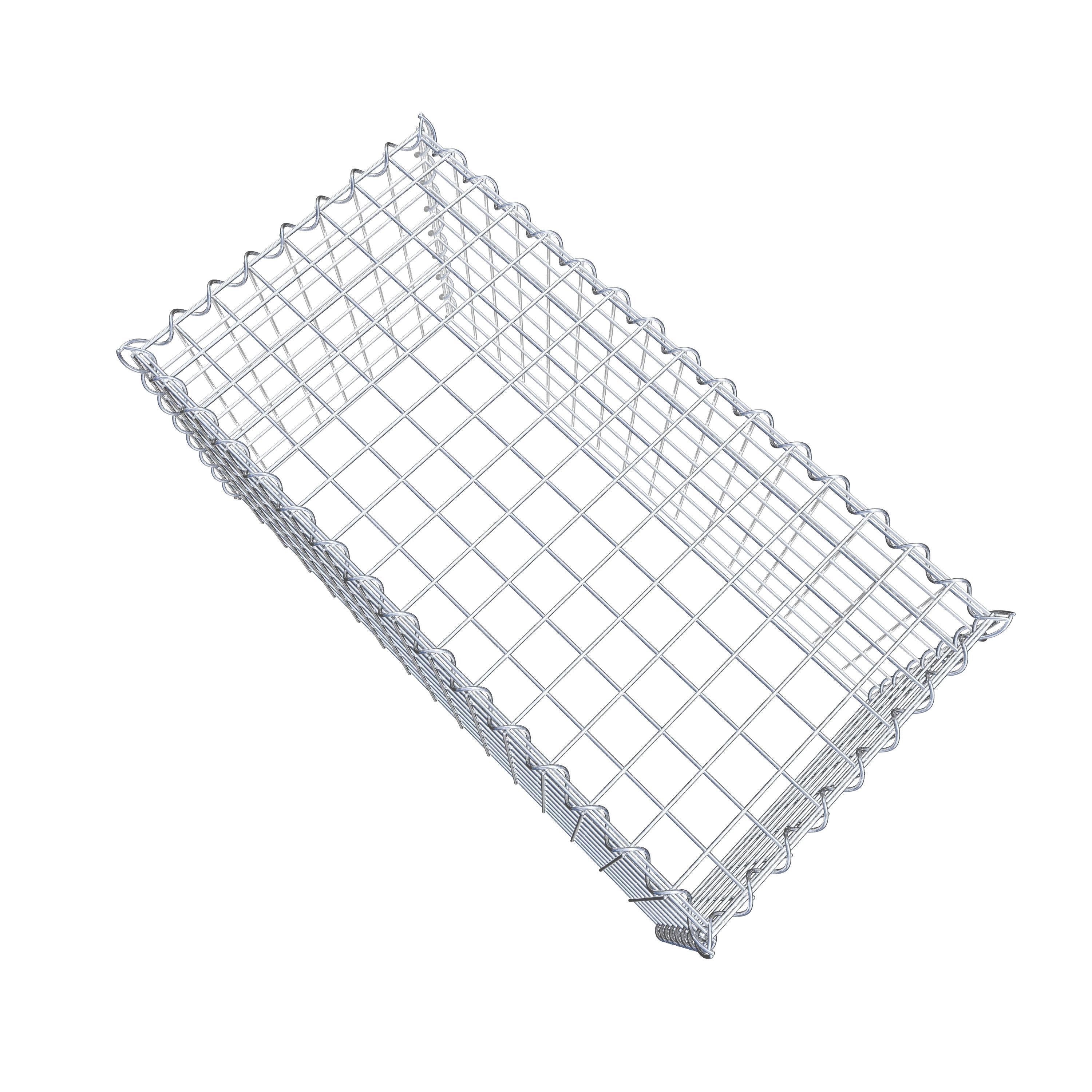 Gabião Tipo 3 80 cm x 40 cm x 40 cm (C x A x P), malhagem 5 cm x 5 cm, espiral