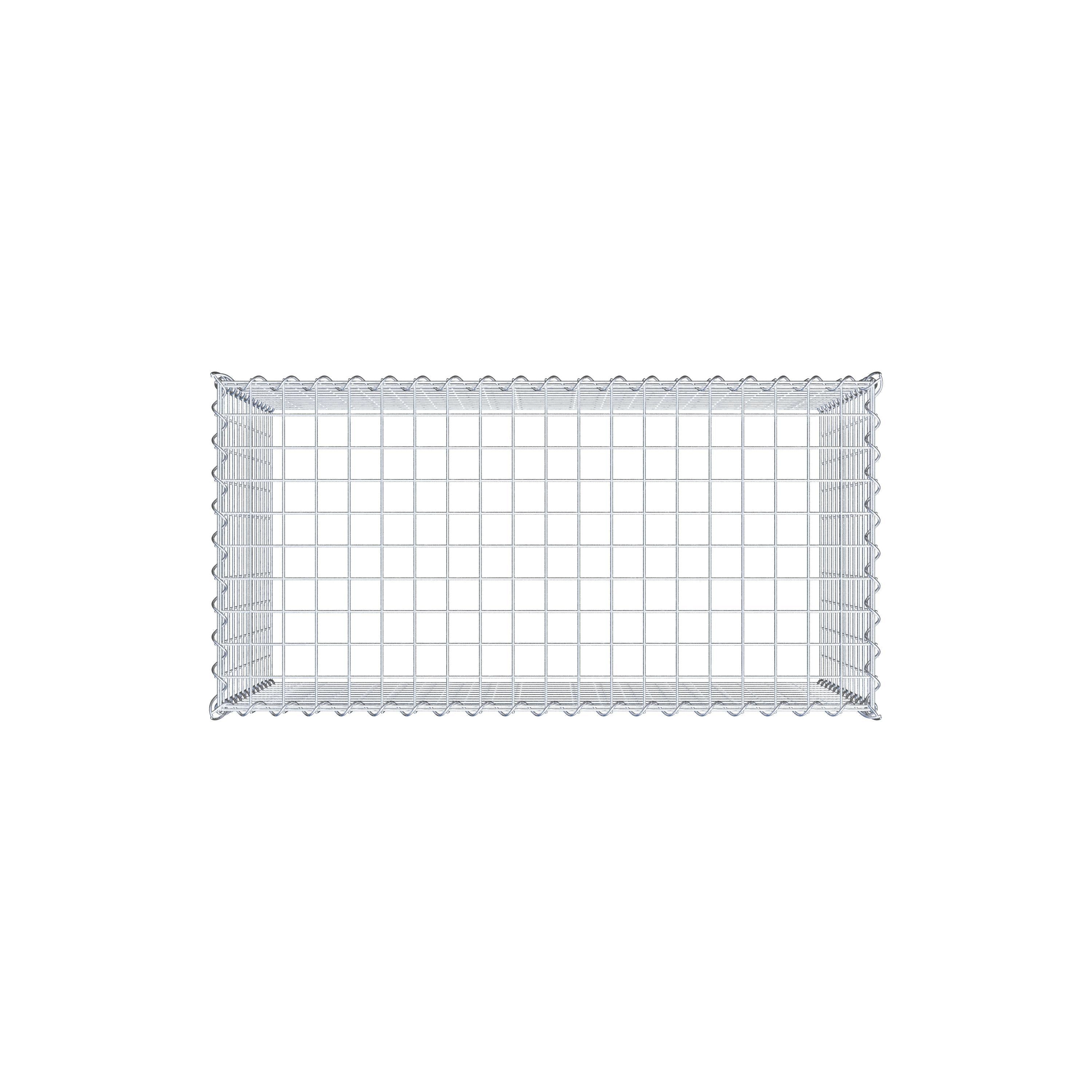 Add-on schanskorf type 3 100 cm x 60 cm x 50 cm (L x H x D), maaswijdte 5 cm x 5 cm, spiraalvormig