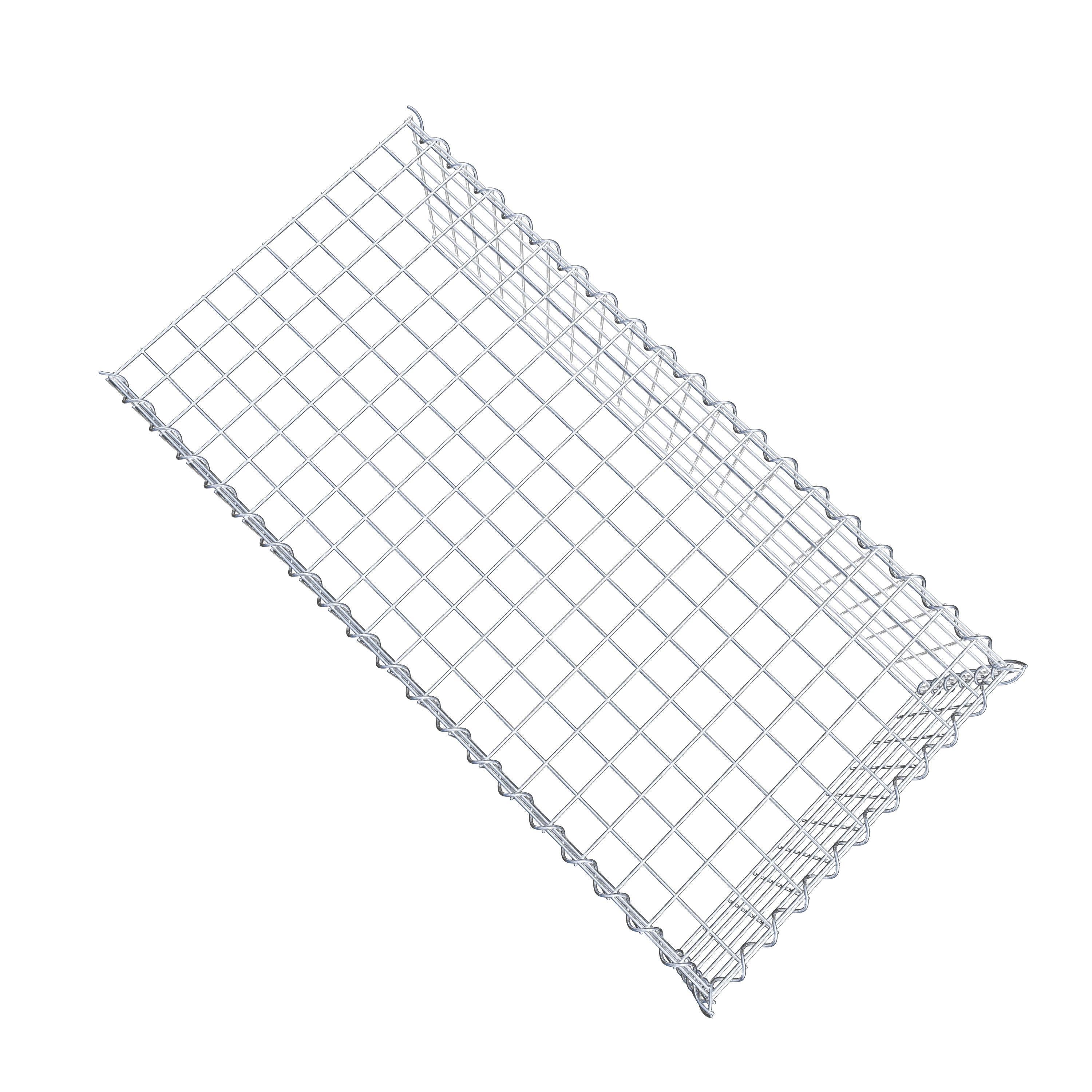 Gavión complementario tipo 4 100 cm x 30 cm x 50 cm (L x A x P), malla 5 cm x 5 cm, espiral