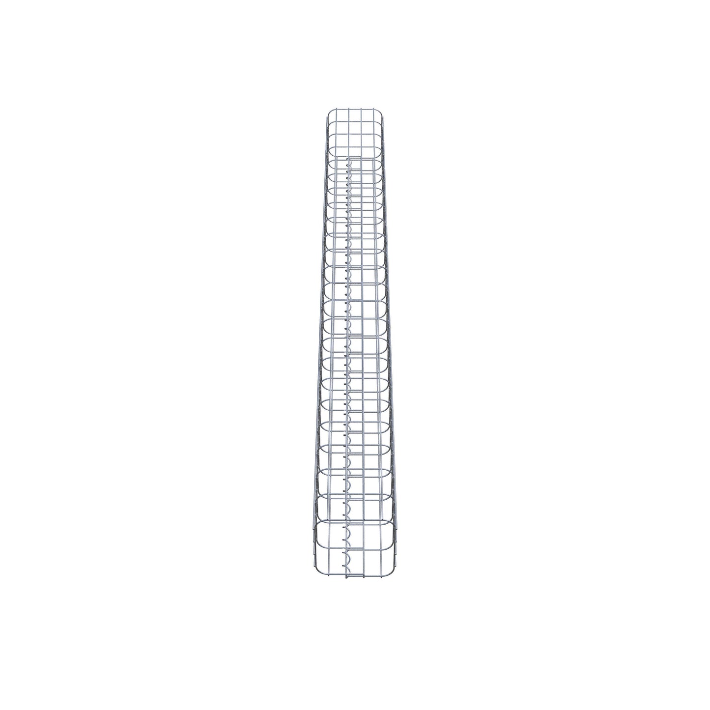 Gabion column square 22 cm x 22 cm, 230 cm high, MW 5 cm x 10 cm