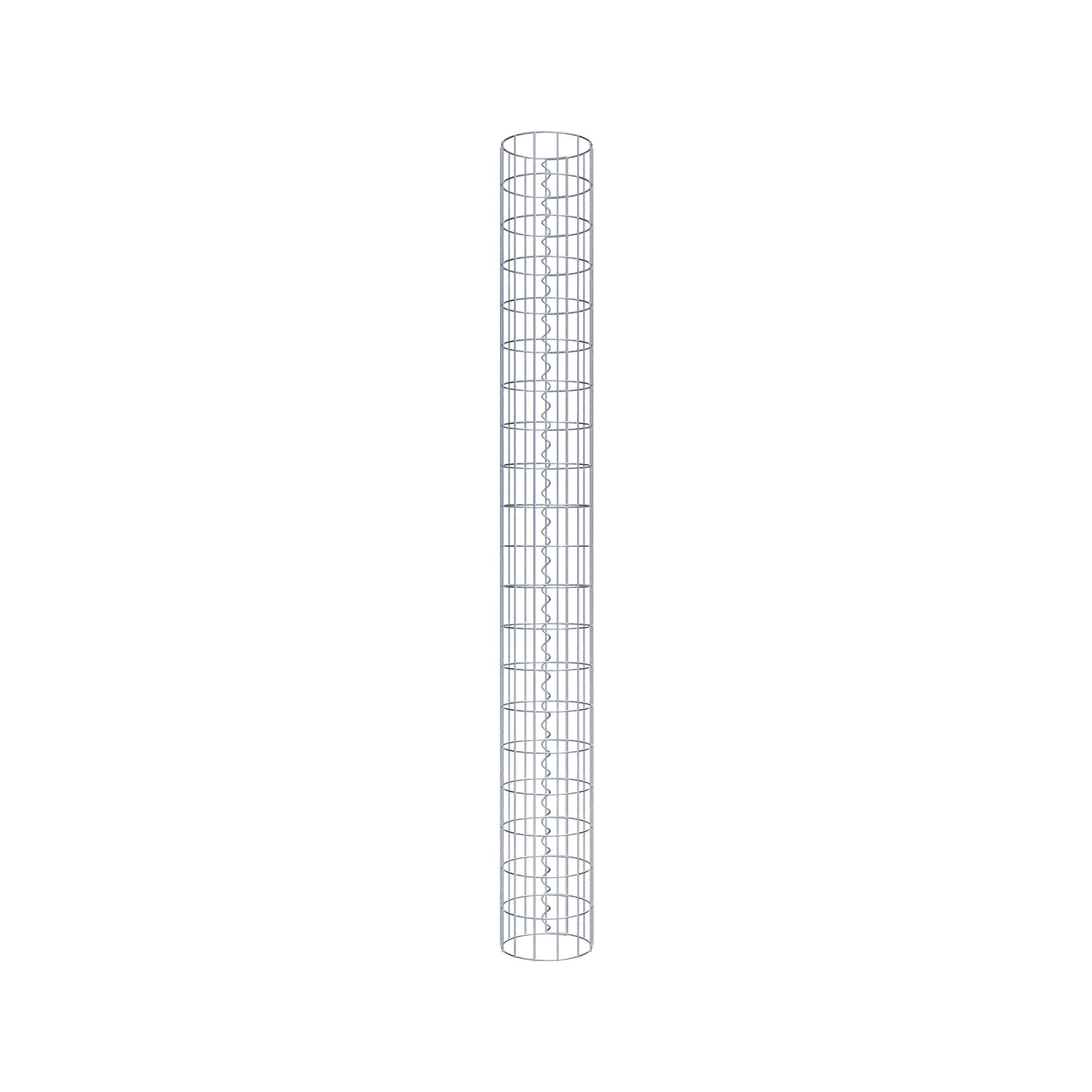 Colonne de gabion diamètre 22 cm, MW 5 x 10 cm rond