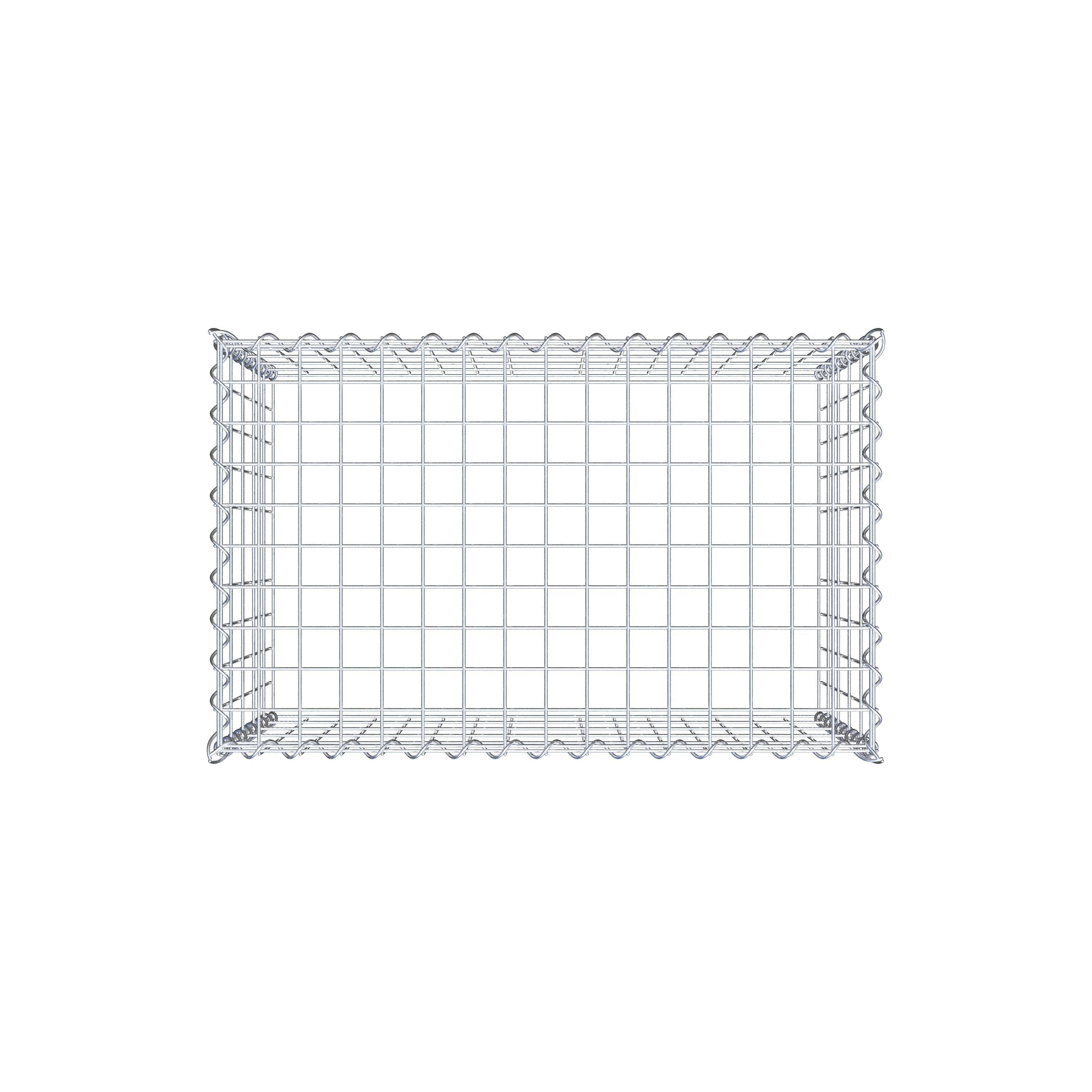 Gabbione aggiuntivo tipo 3 80 cm x 50 cm x 50 cm (L x A x P), maglia 5 cm x 10 cm, spirale