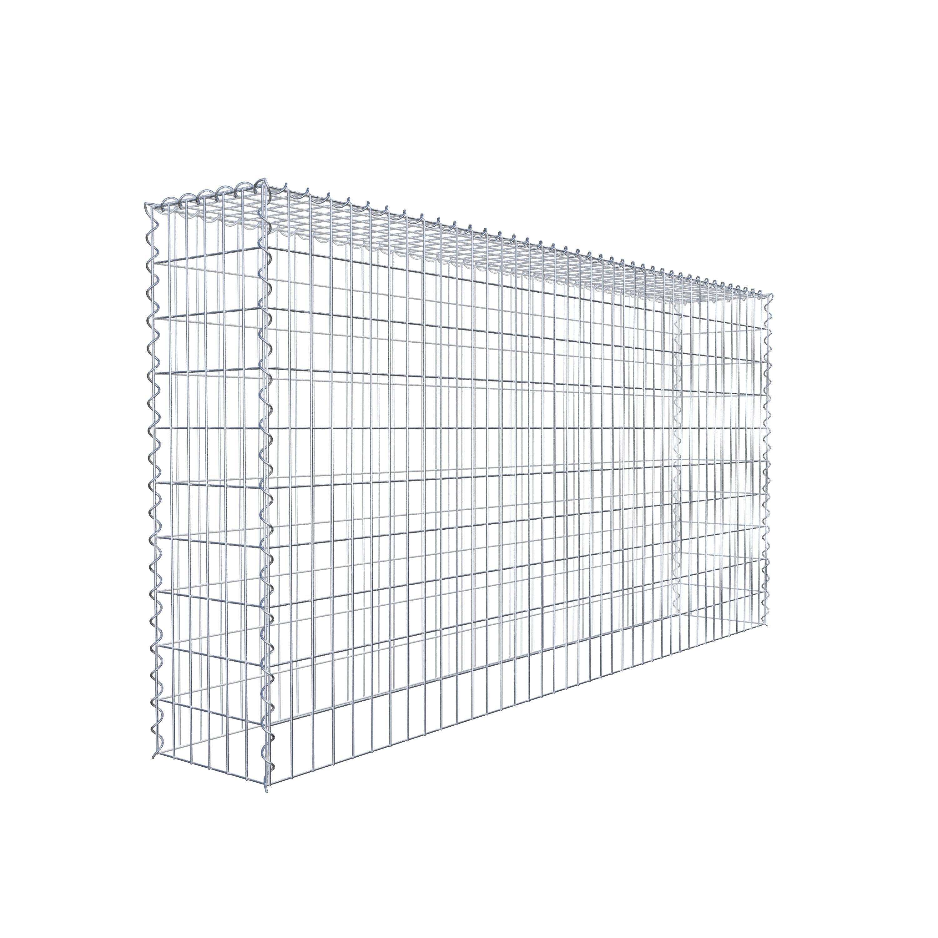 Add-on schanskorf type 3 200 cm x 100 cm x 30 cm (L x H x D), maaswijdte 5 cm x 10 cm, spiraalvormig