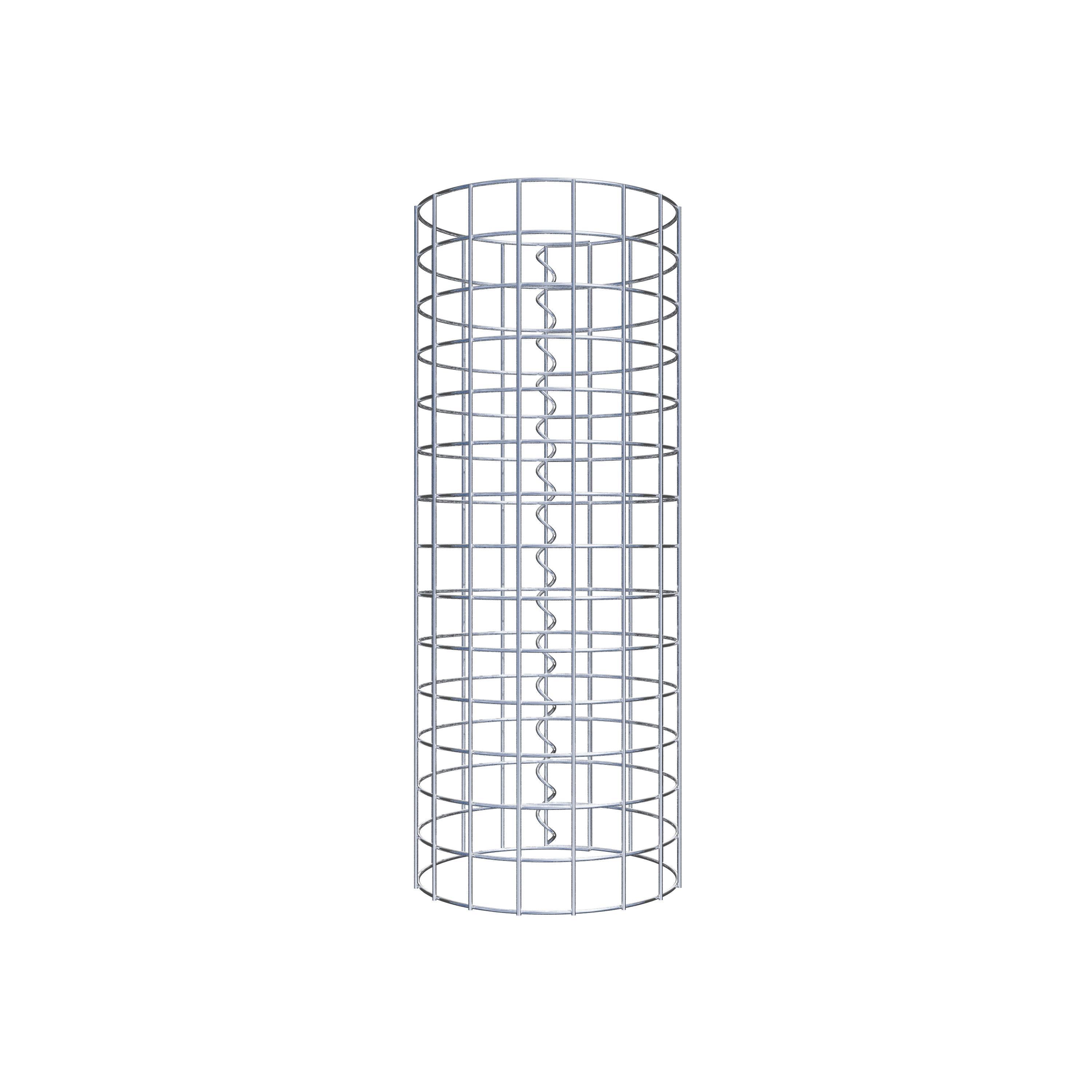 Coluna de gabião diâmetro 27 cm MW 5 x 5 cm redondo