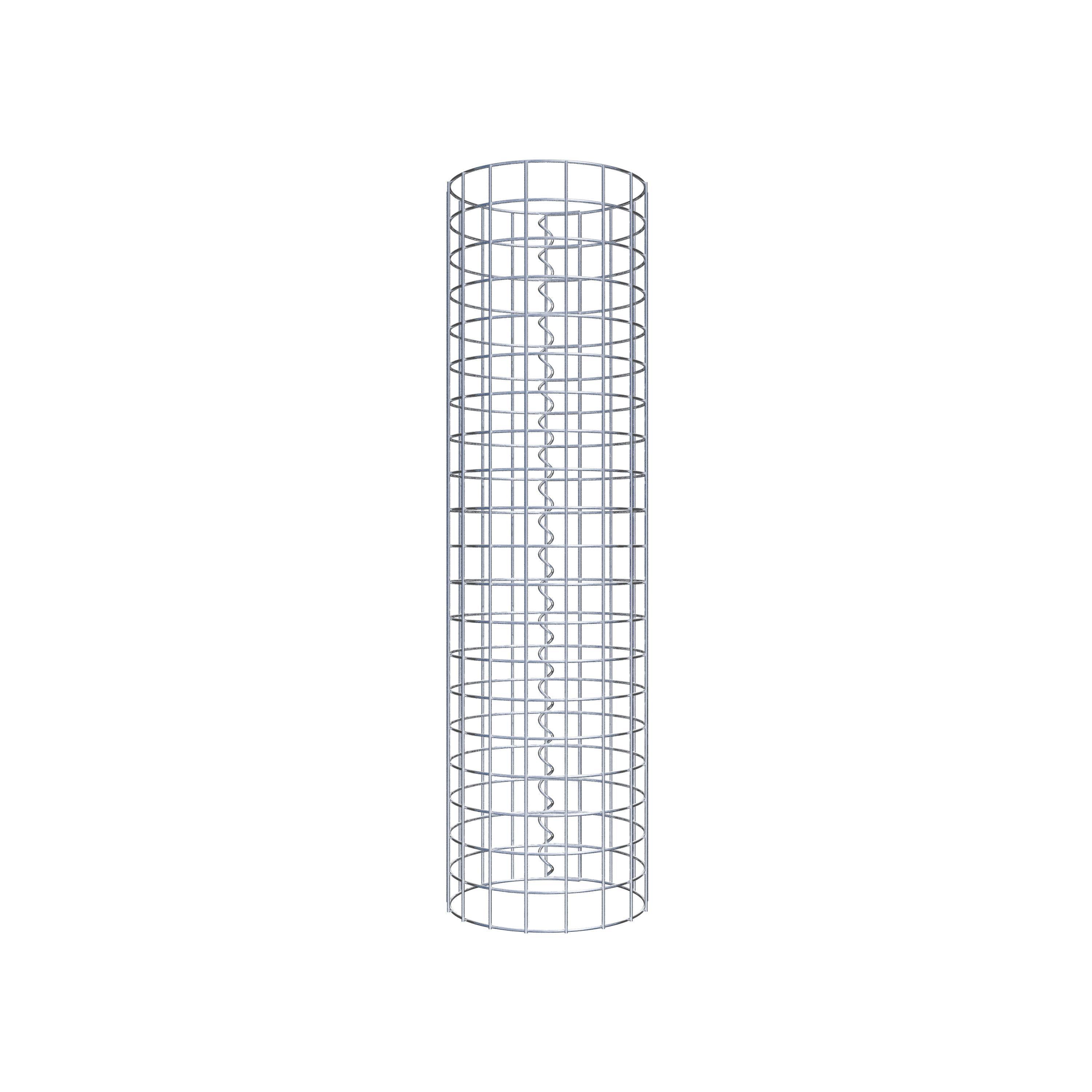 Coluna de gabião diâmetro 27 cm MW 5 x 5 cm redondo