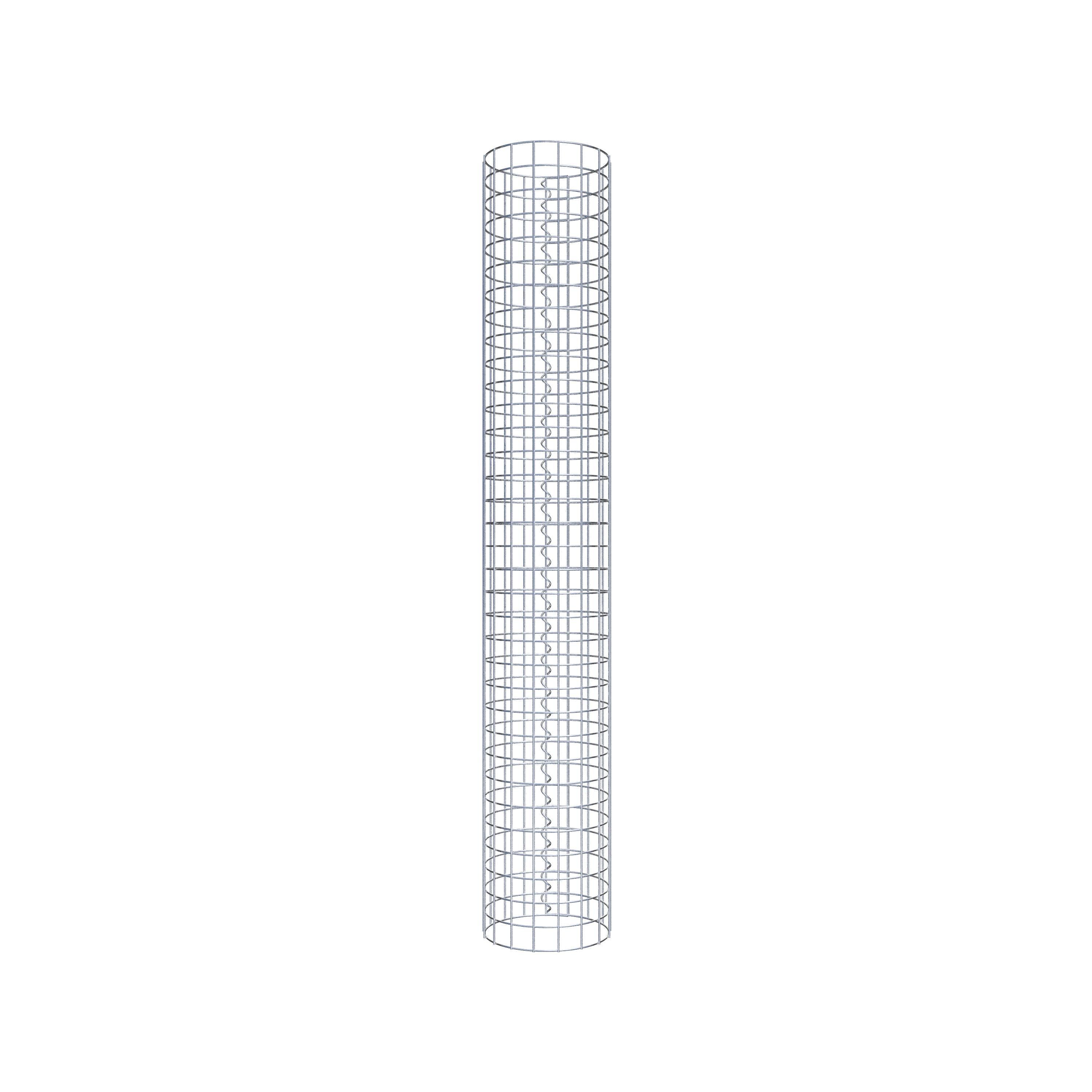 Coluna de gabião diâmetro 27 cm MW 5 x 5 cm redondo