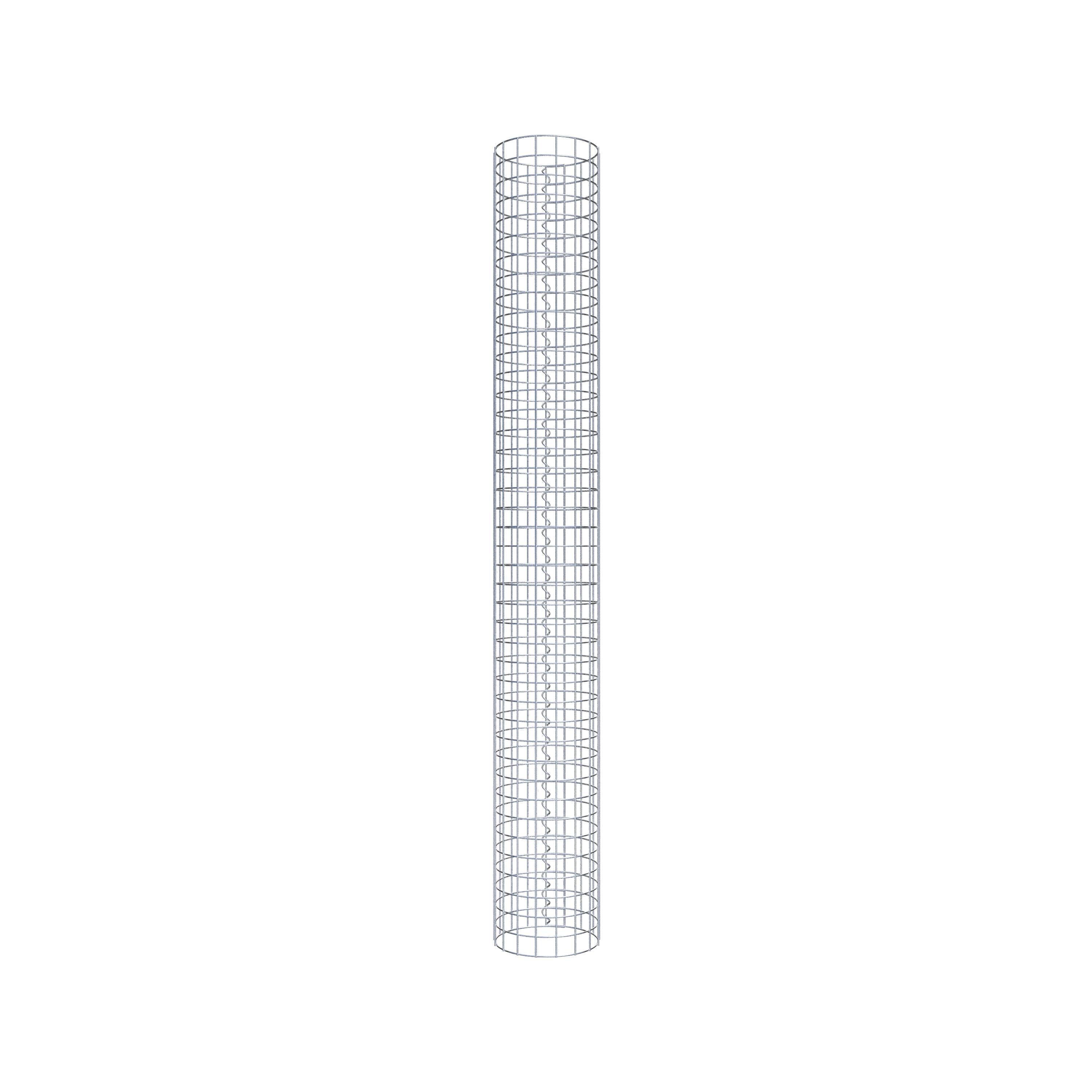 Coluna de gabião diâmetro 27 cm MW 5 x 5 cm redondo