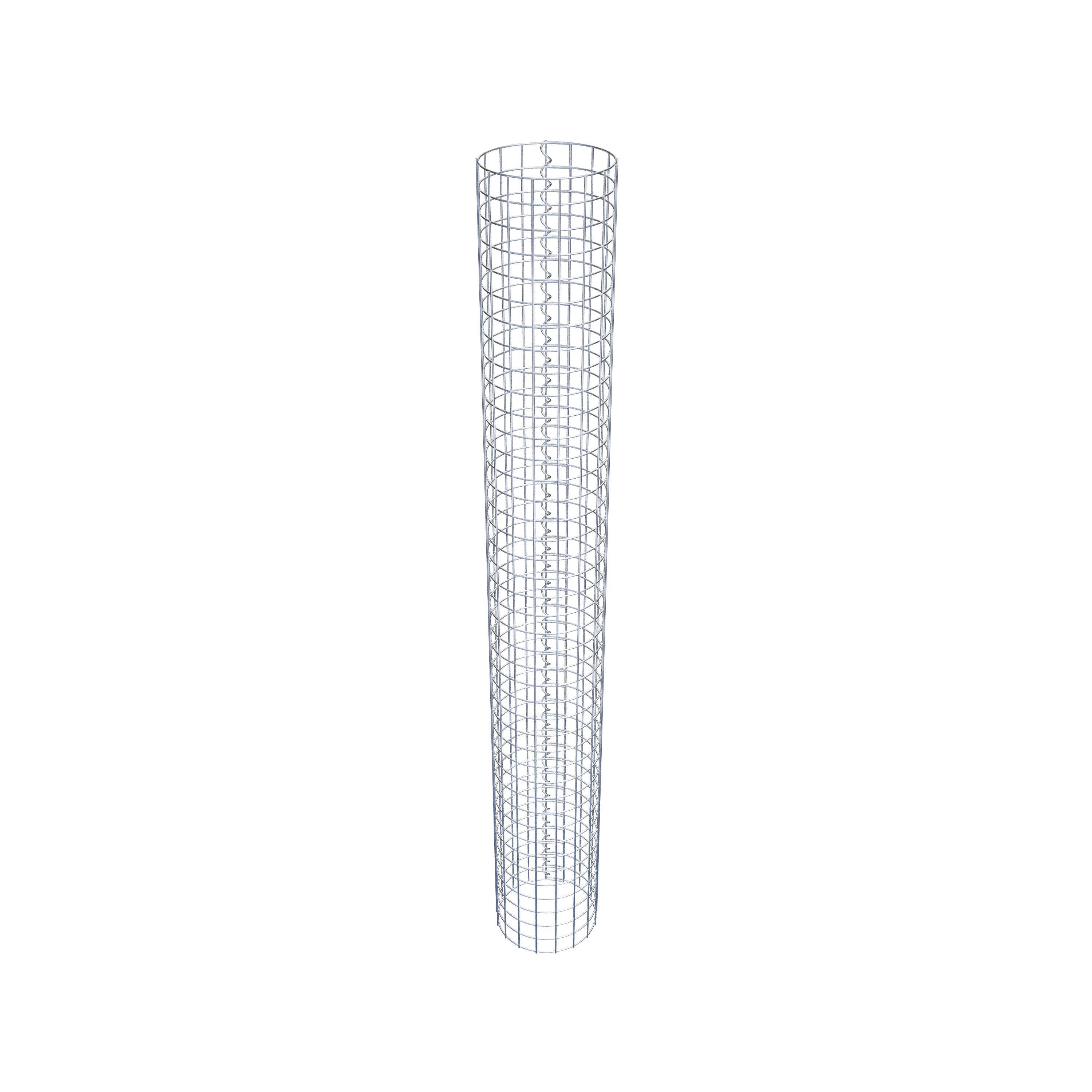 Coluna de gabião diâmetro 27 cm MW 5 x 5 cm redondo