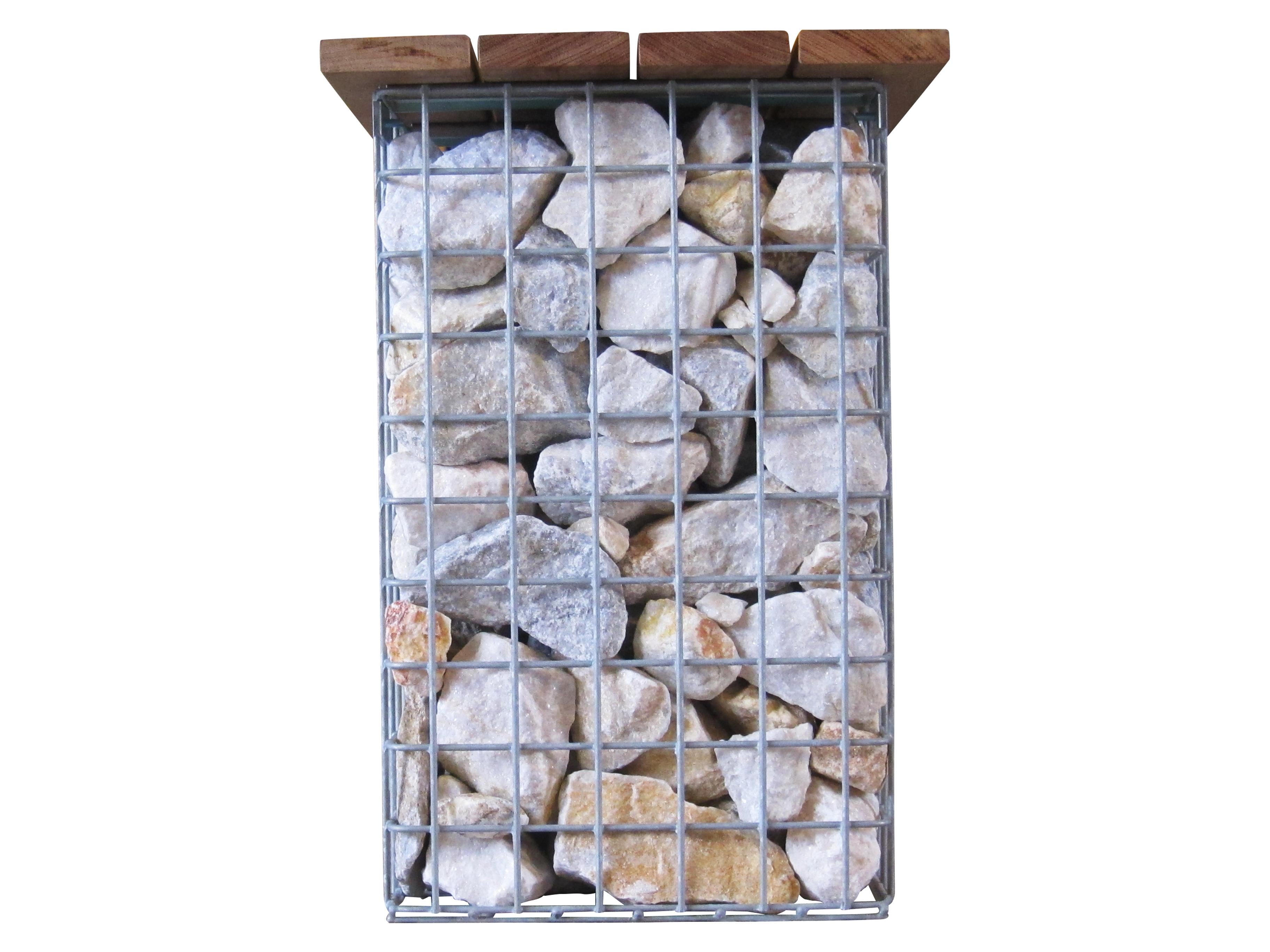 Banco galvanizado a quente MW 5 x 5 cm, CUMARU