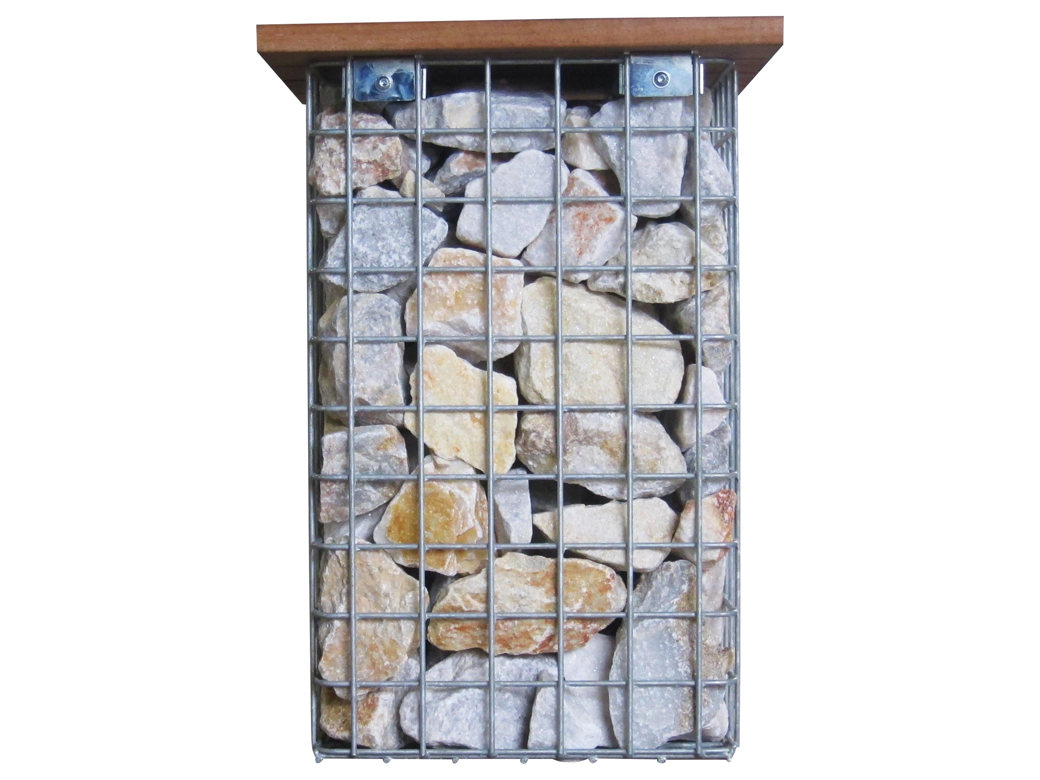 Banco galvanizado a quente MW 5 x 5 cm, CUMARU