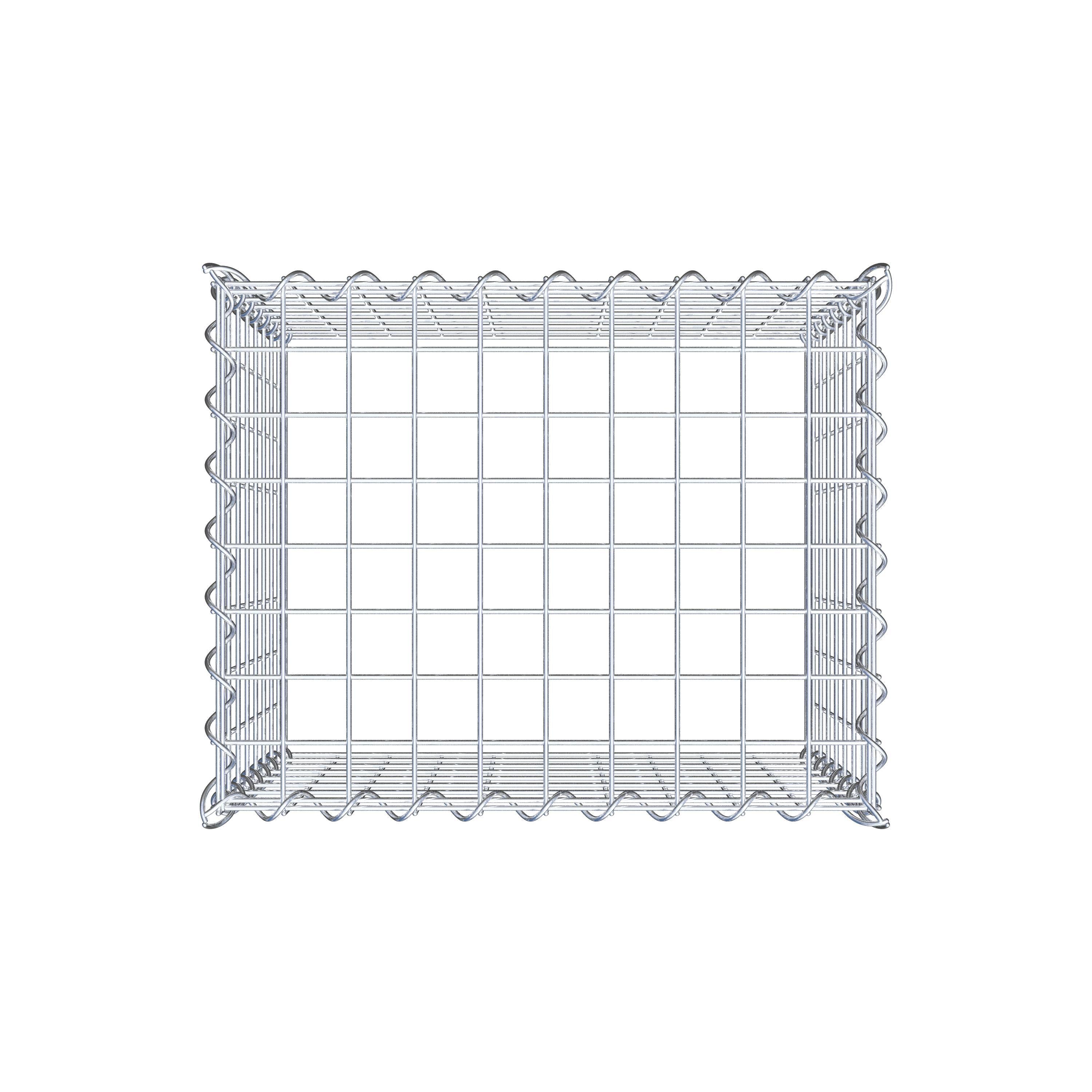 Gavión adicional tipo 3 50 cm x 40 cm x 40 cm (L x A x P), malla 5 cm x 5 cm, en espiral