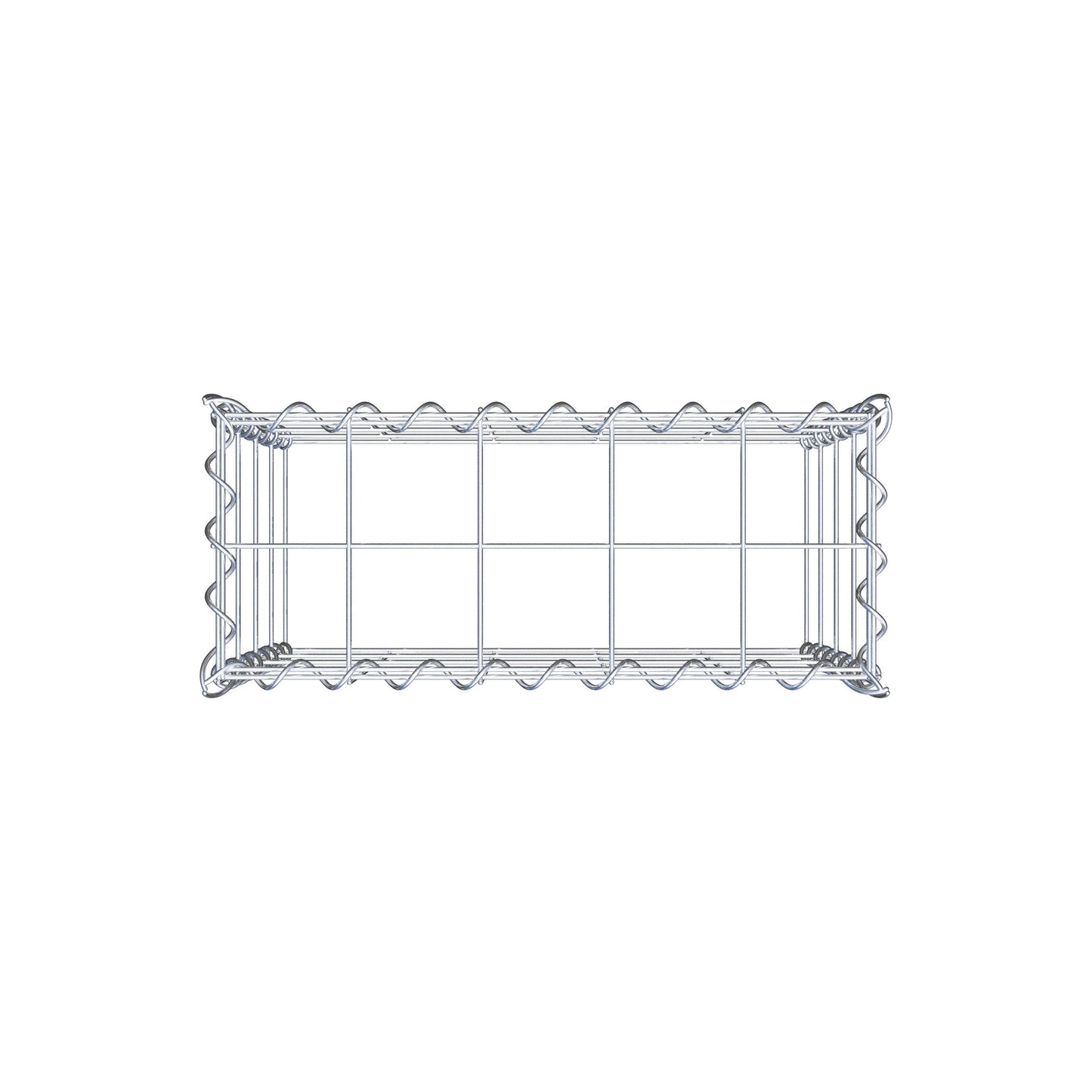 Extra gabion typ 3 50 cm x 40 cm x 20 cm (L x H x D), maskstorlek 10 cm x 10 cm, spiral
