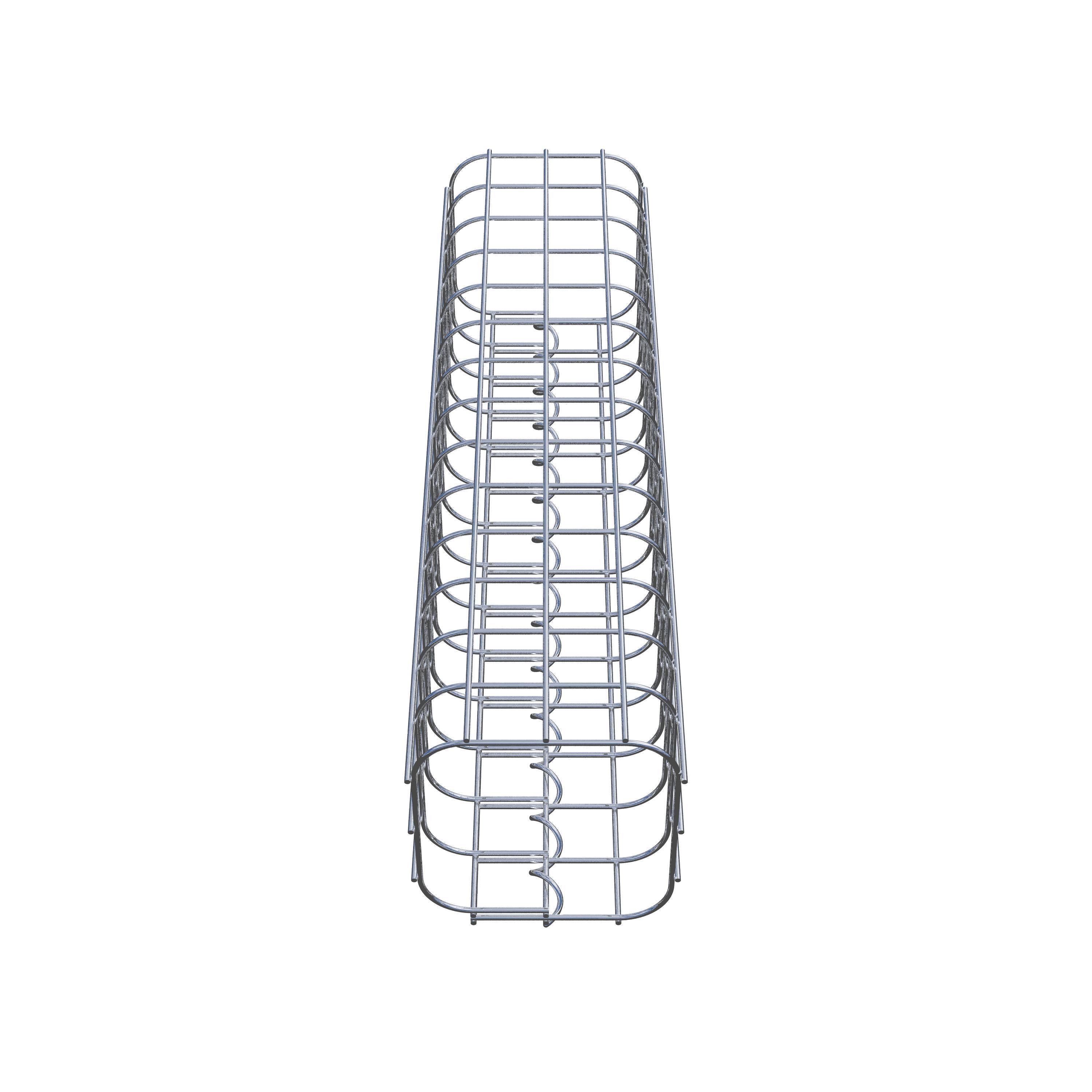 Gabionsøjle 17 x 17 cm, MW 5 x 5 cm kvadratisk