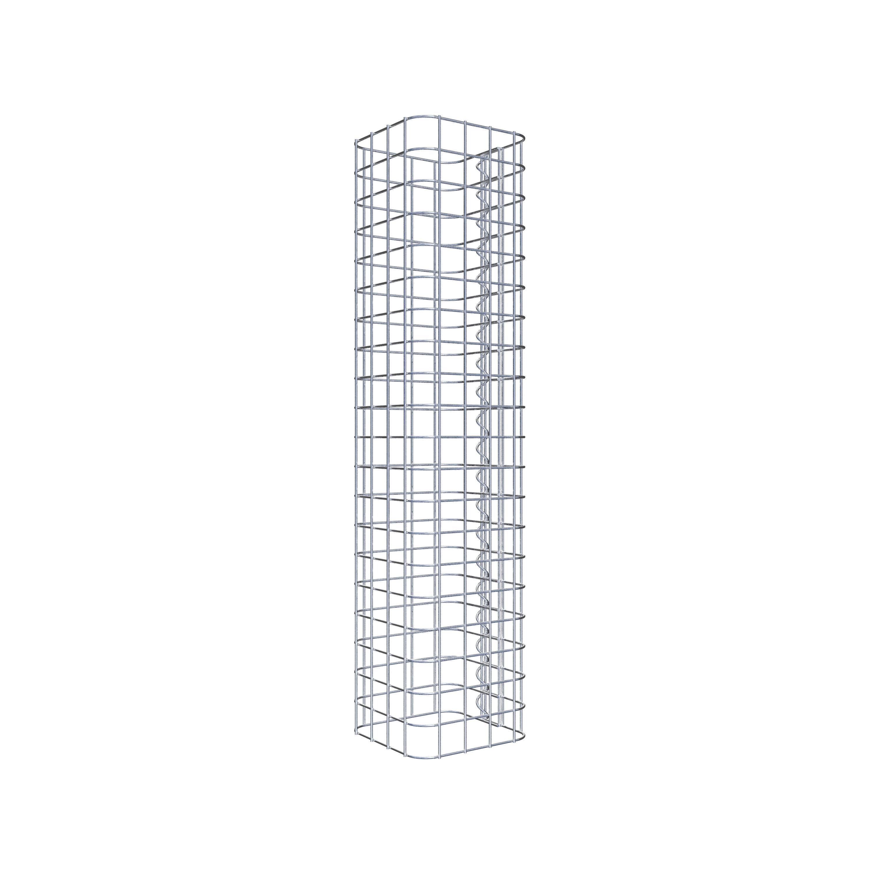 Gabion column 22 x 22 cm MW 5 x 5 cm square