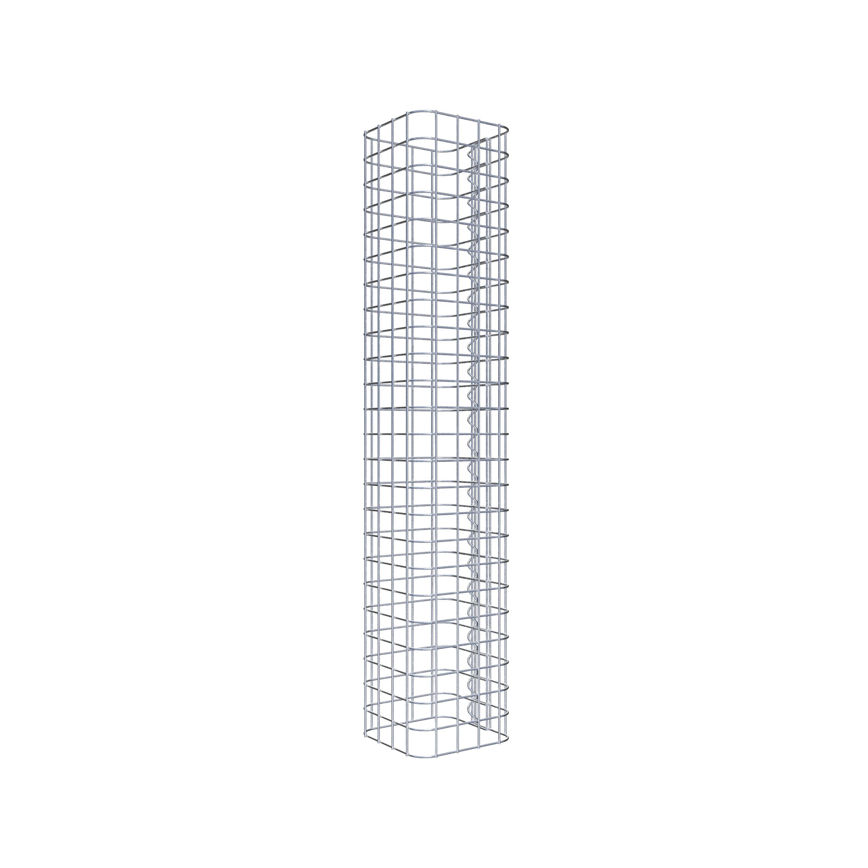 Gabion column 22 x 22 cm MW 5 x 5 cm square