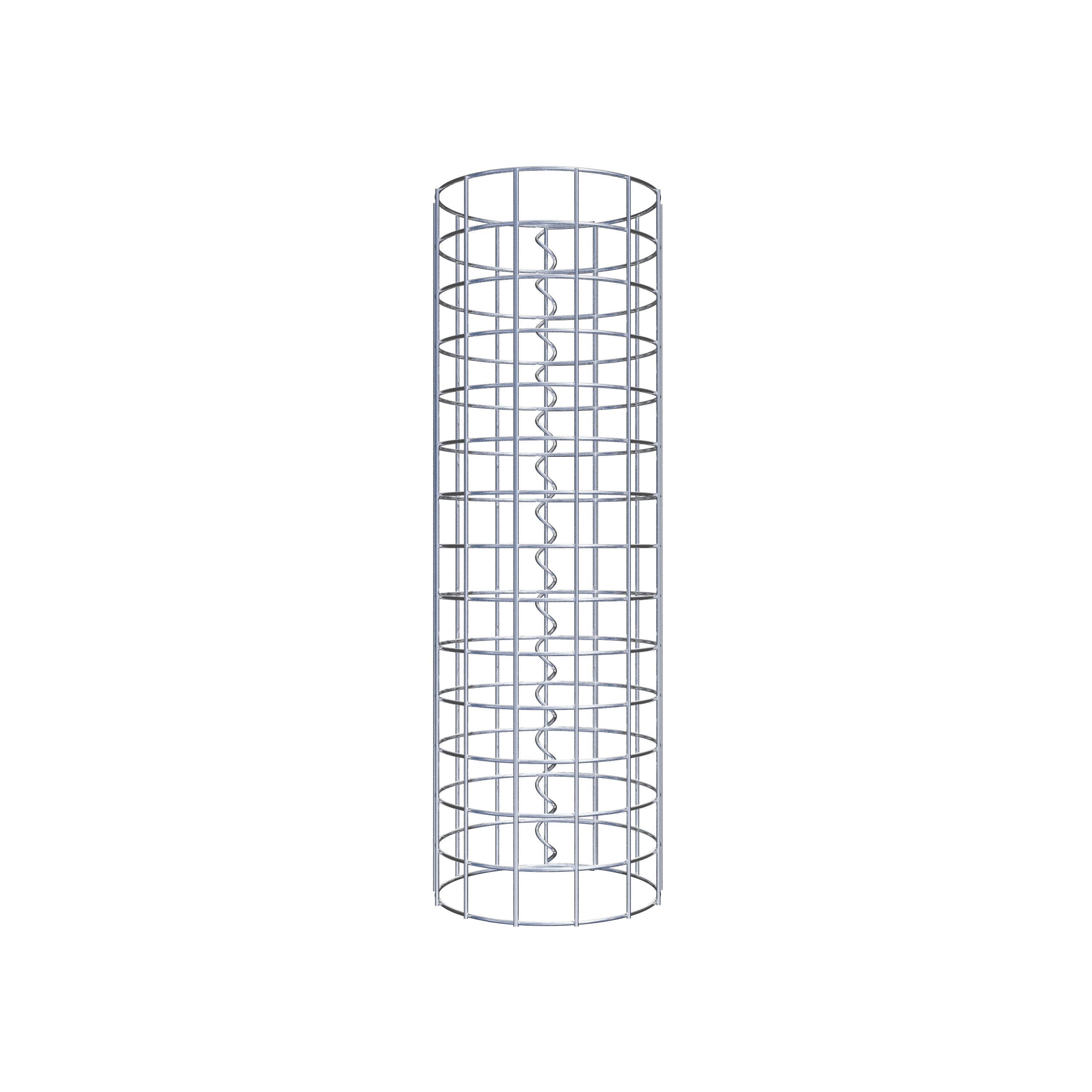 Columna de gaviones diámetro 22 cm MW 5 x 5 cm redonda