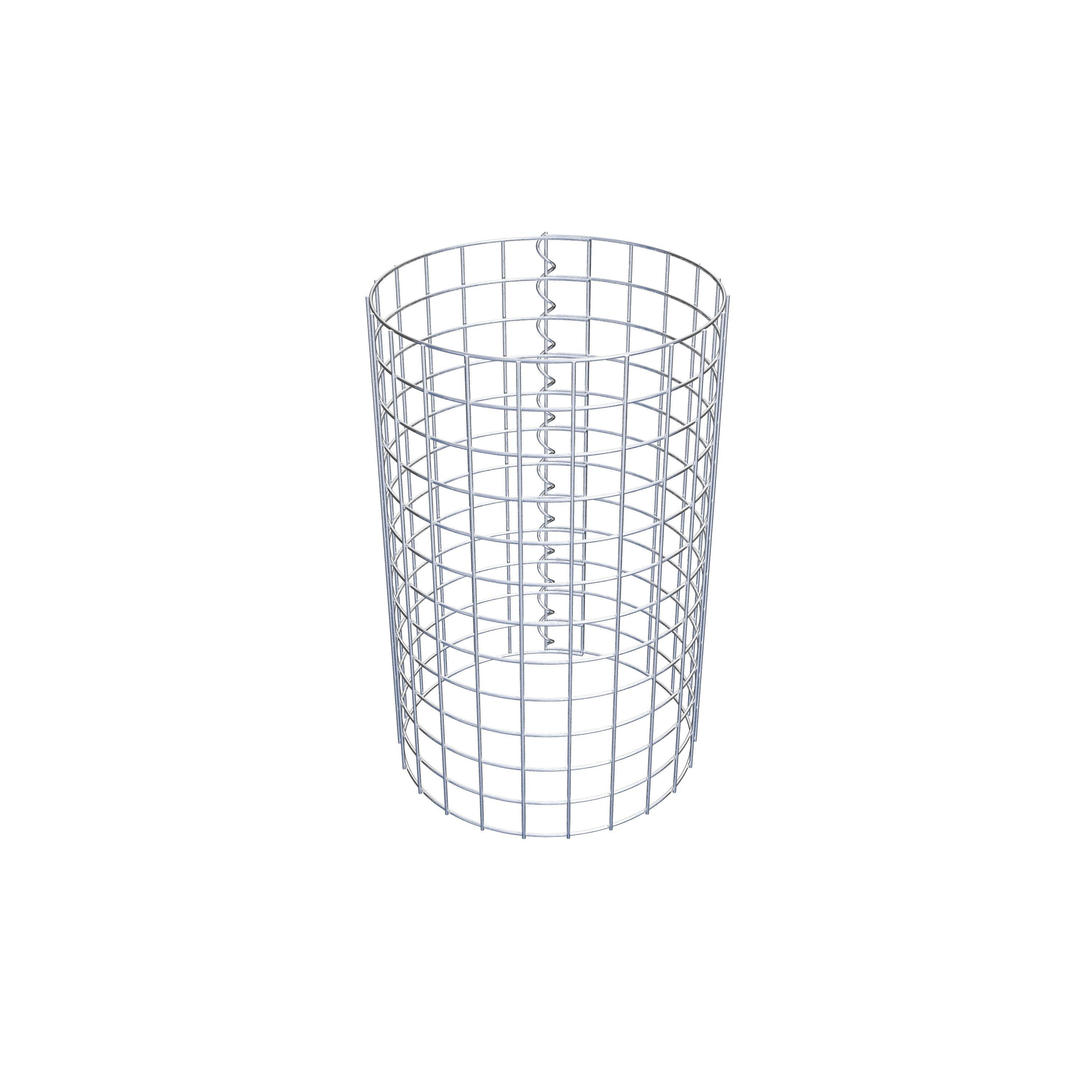 Schanskorf kolom diameter 37 cm MW 5 x 5 cm rond