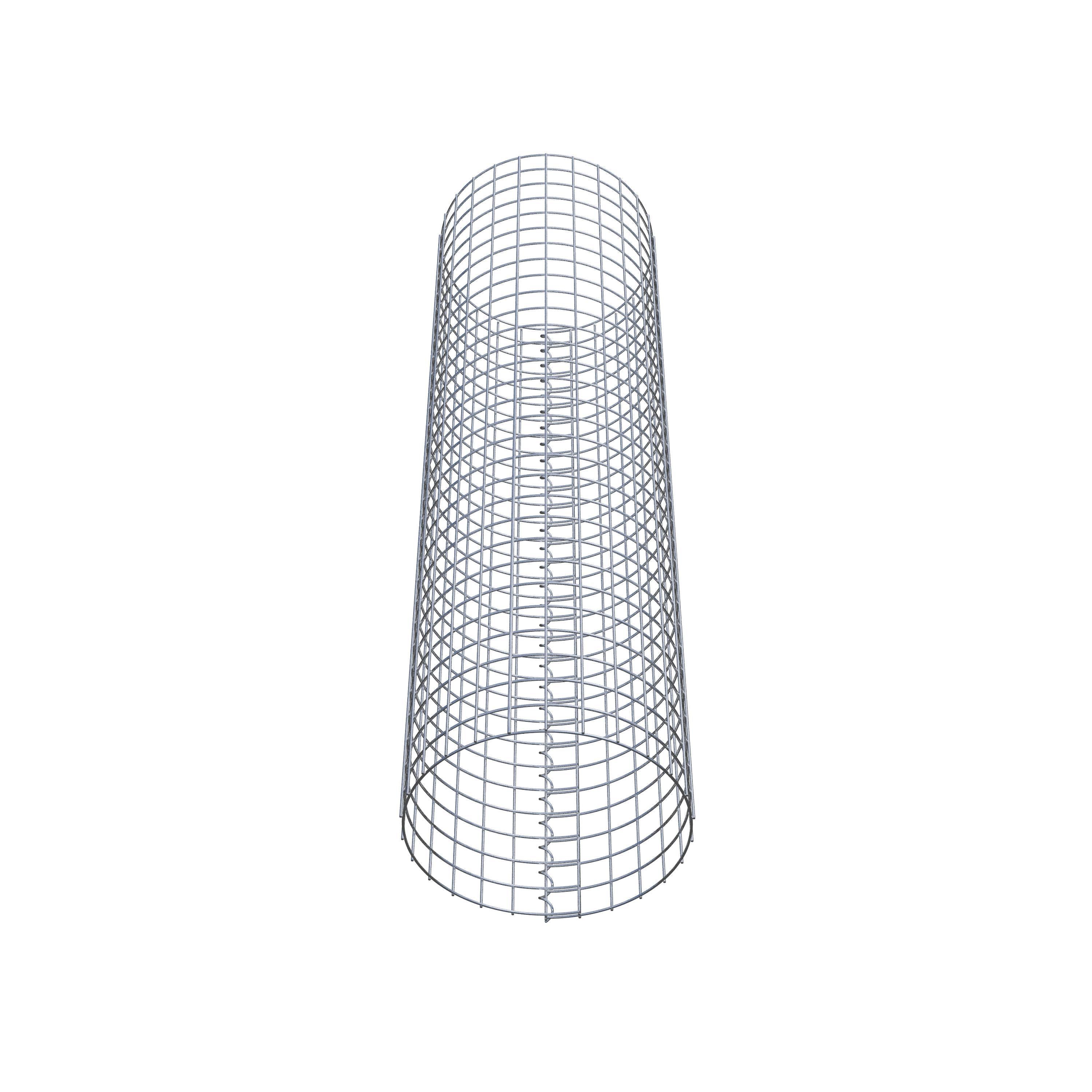 Gabionpelare diameter 42 cm MW 5 x 5 cm rund