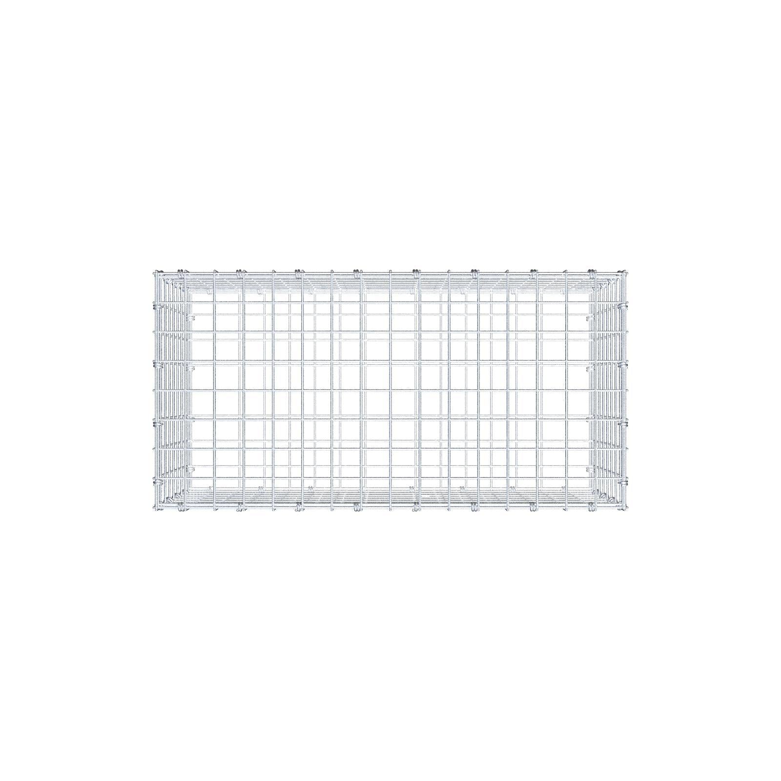 Gabion 80 cm x 40 cm x 40 cm (L x H x D), mesh size 5 x 5 cm, spiral ring