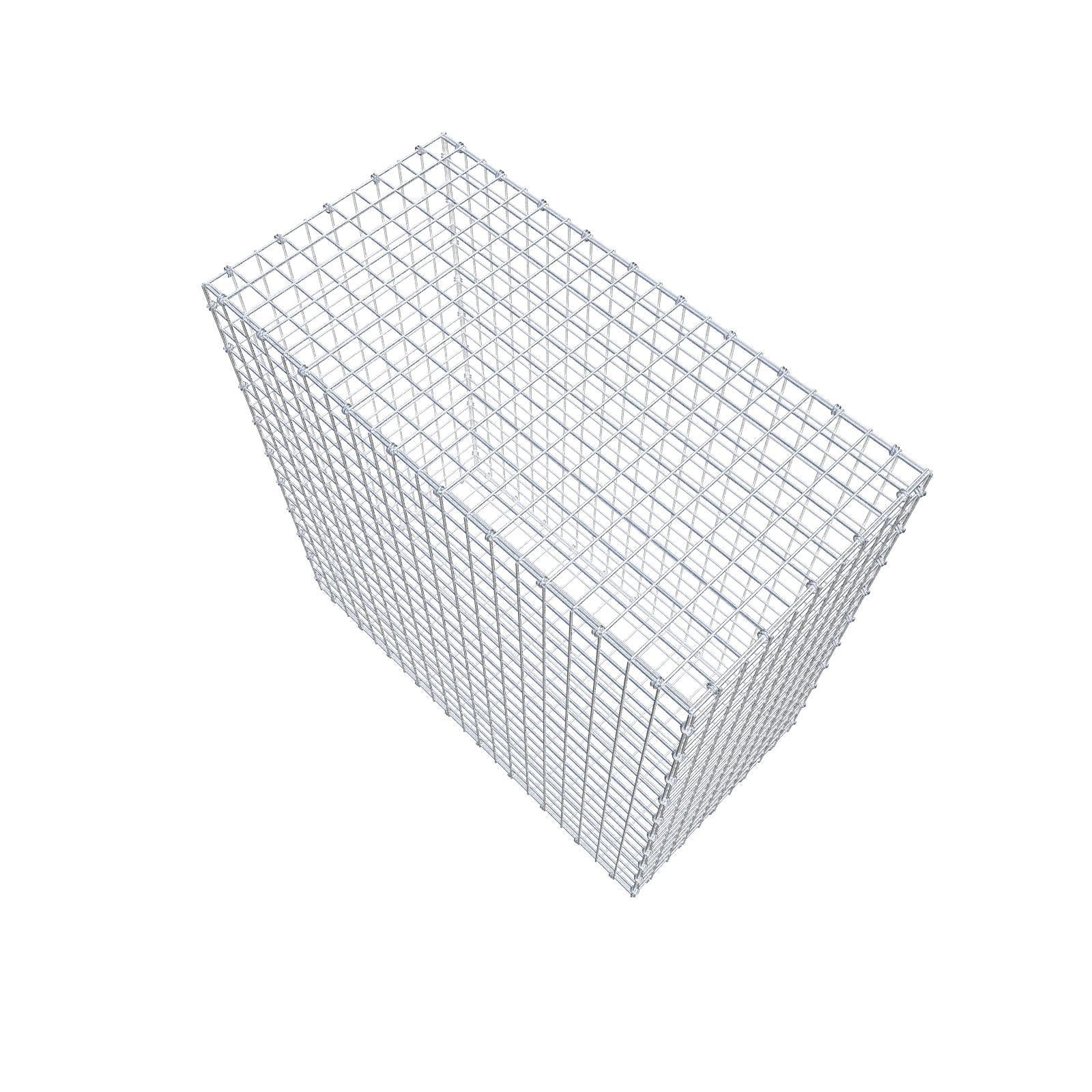 Gabion 100 cm x 100 cm x 50 cm (L x H x D), maskestørrelse 5 x 5 cm, spiralring