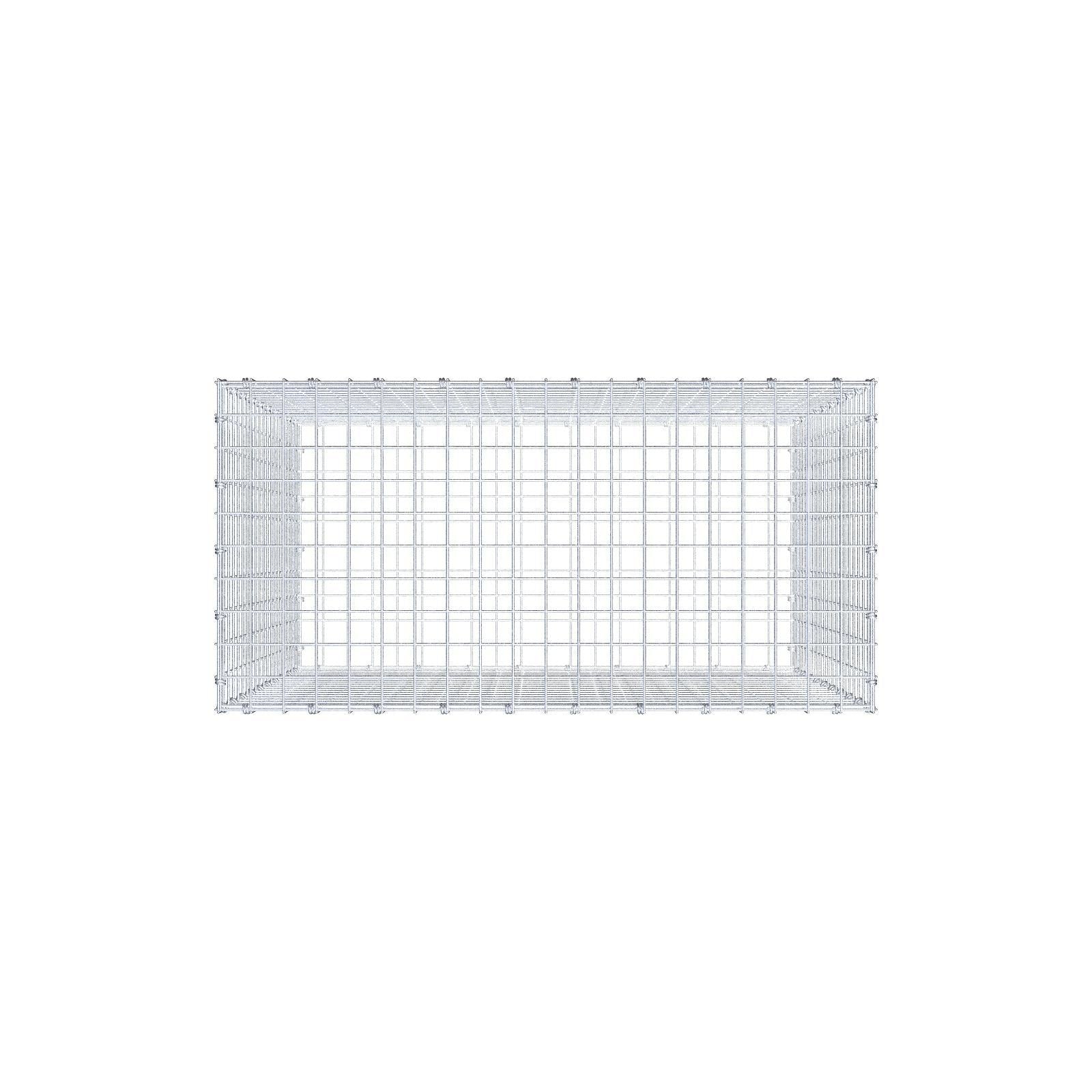Gabion 100 cm x 100 cm x 50 cm (L x H x D), maskestørrelse 5 x 5 cm, spiralring