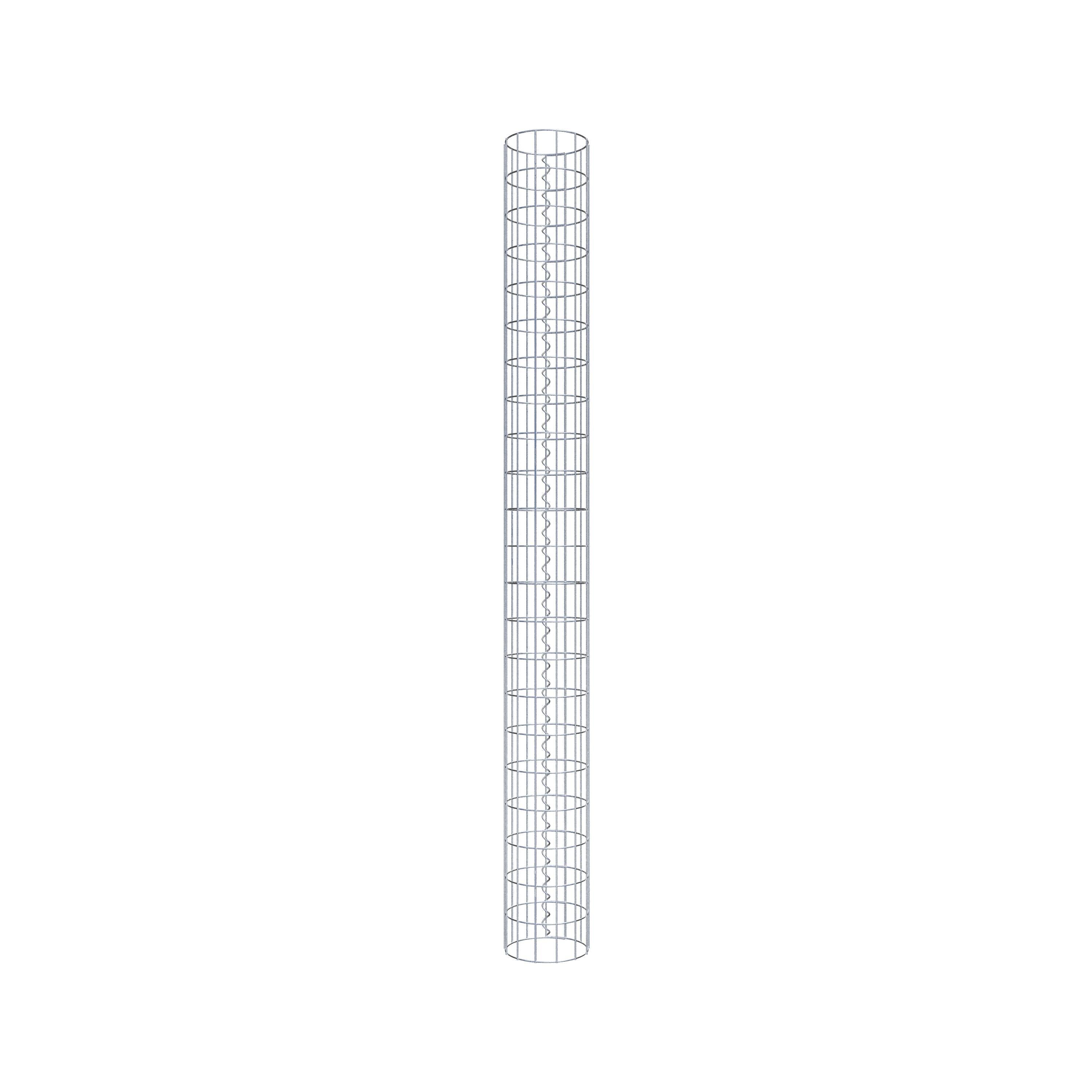 Colonne de gabion diamètre 22 cm, MW 5 x 10 cm rond