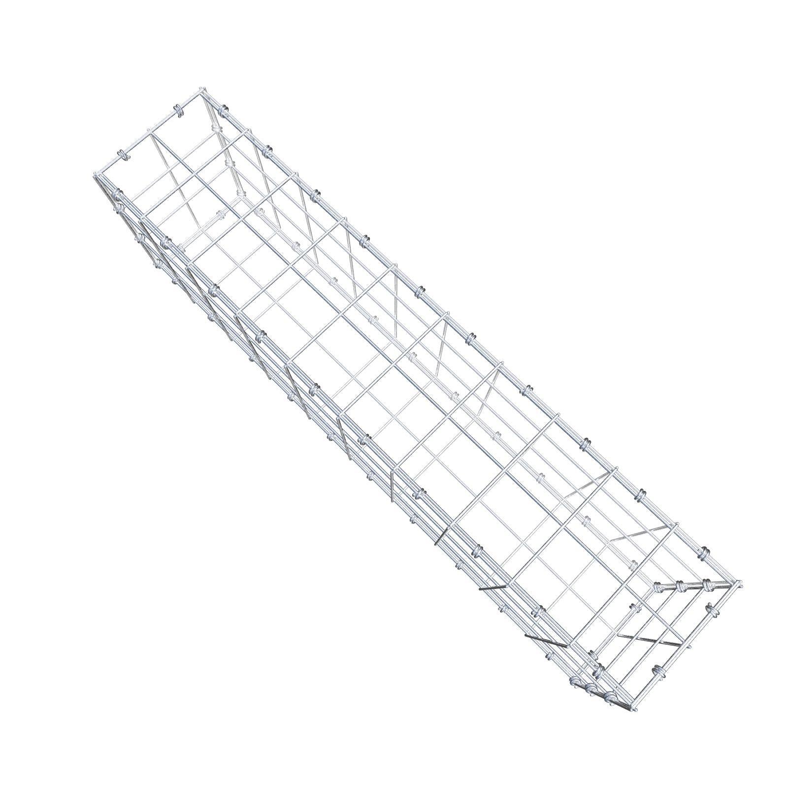 Gabion 100 cm x 30 cm x 20 cm (L x H x D), mesh size 10 x 10 cm, spiral ring