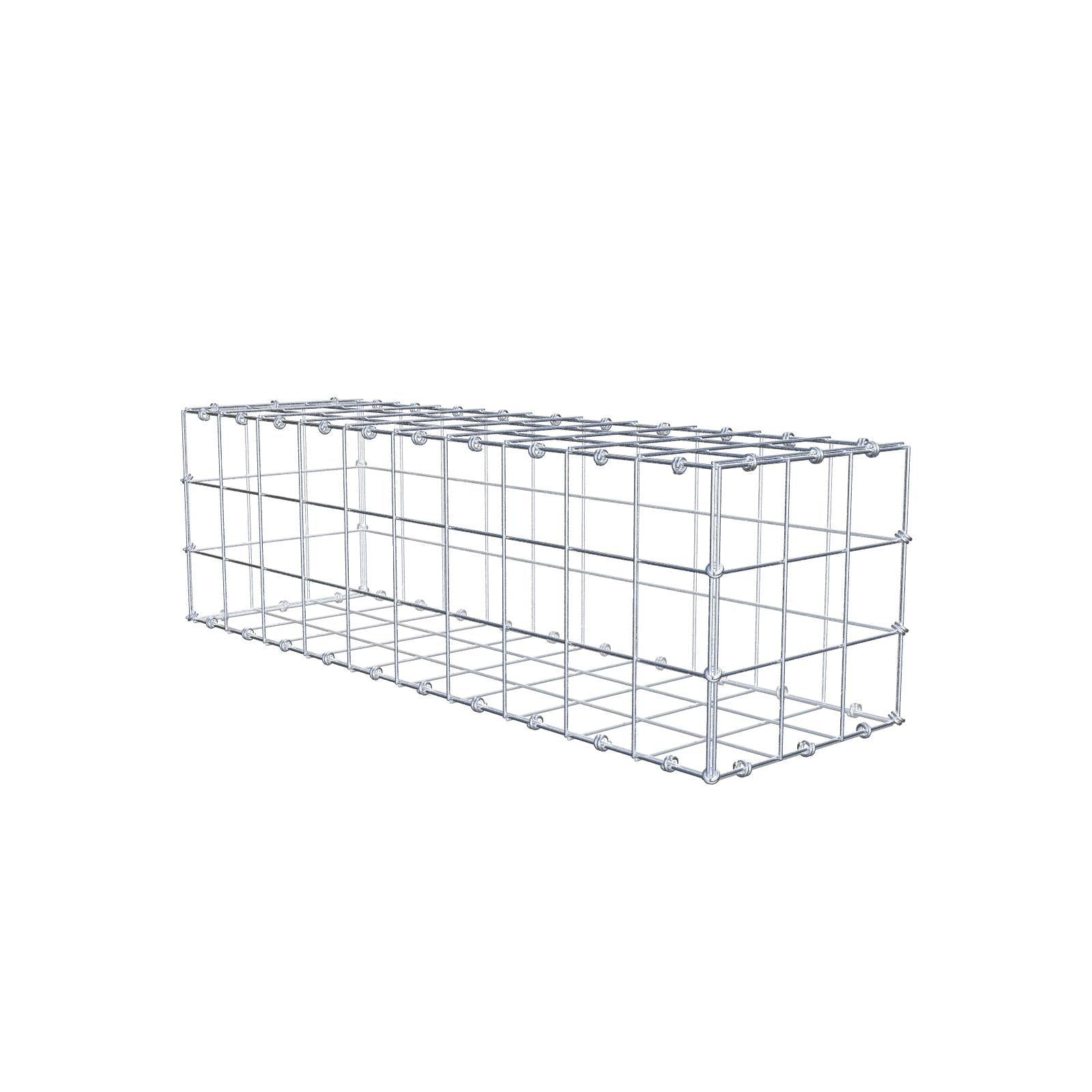 Gabbione 100 cm x 30 cm x 30 cm (L x H x P), maglia 10 x 10 cm, anello a spirale