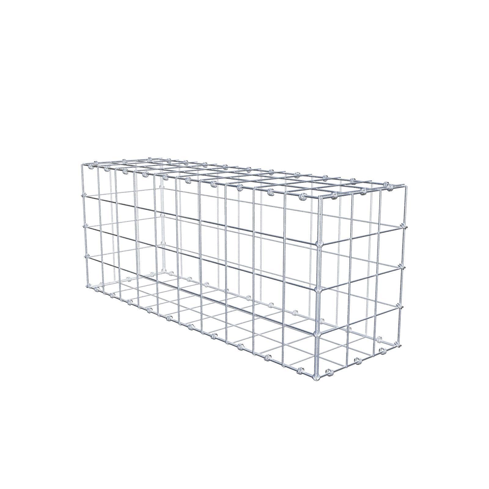 Gabion 100 cm x 40 cm x 30 cm (L x H x D), maskstorlek 10 x 10 cm, spiralring