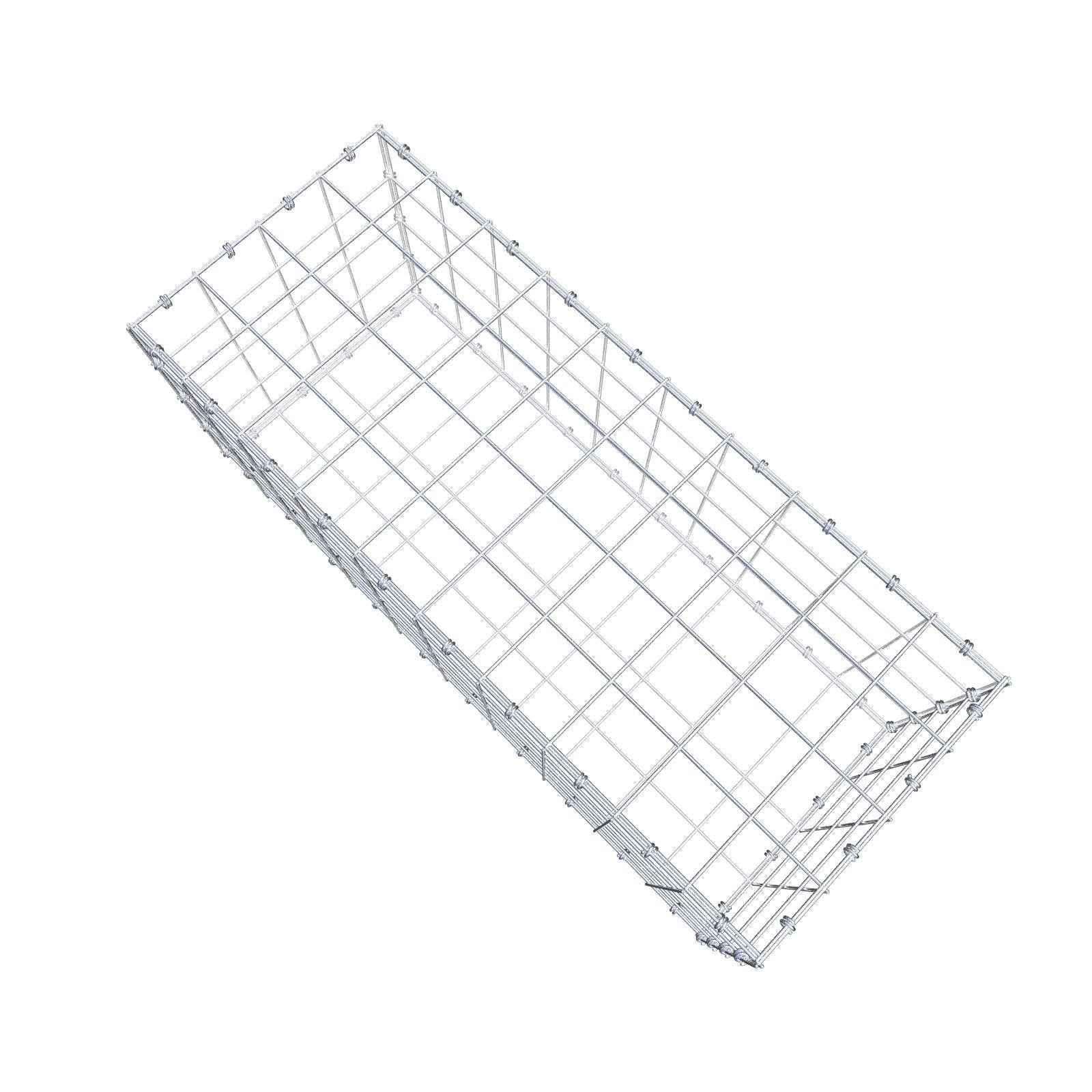 Gabion 100 cm x 40 cm x 40 cm (L x H x D), mesh size 10 x 10 cm, spiral ring