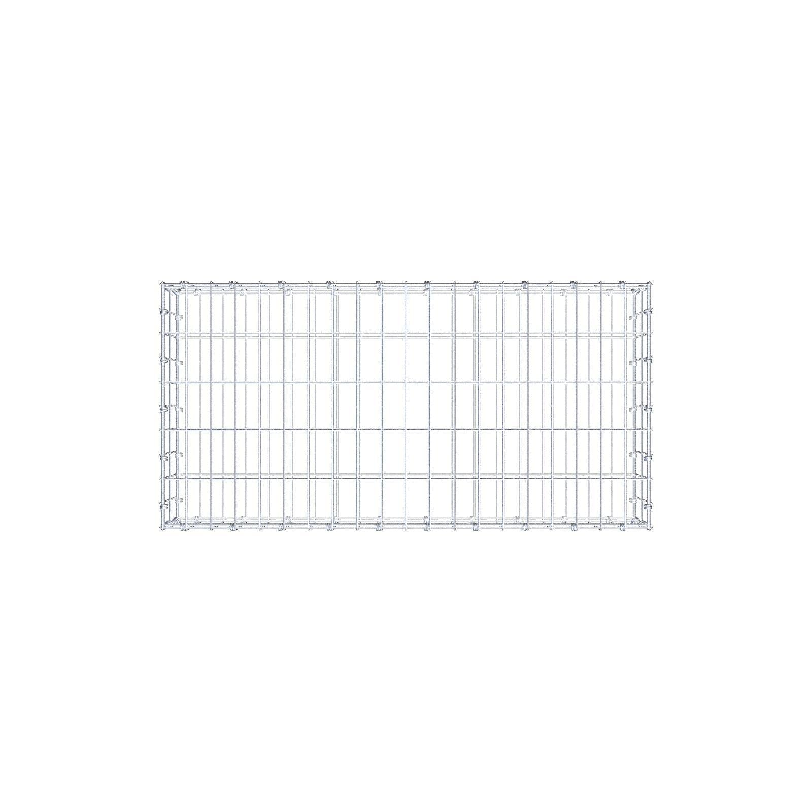 Gabion 100 cm x 20 cm x 50 cm (L x H x D), mesh size 5 x 10 cm, spiral ring
